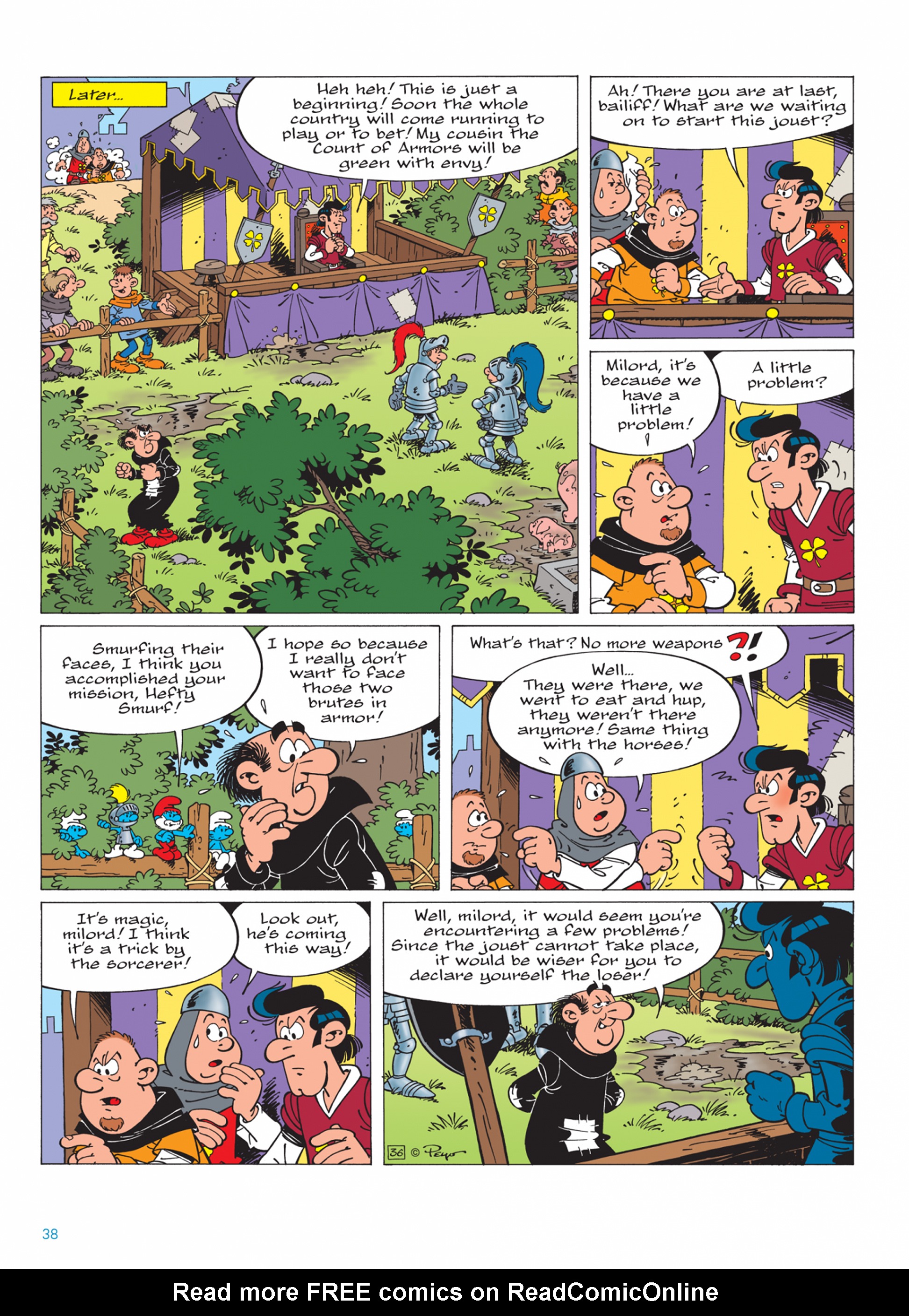 Read online The Smurfs comic -  Issue #25 - 39