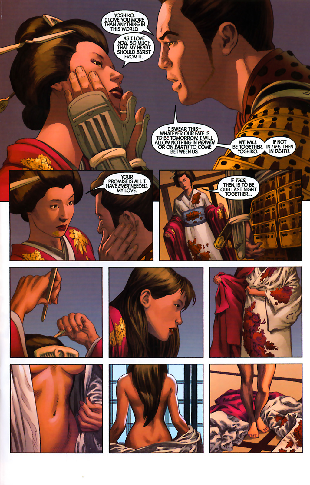 Read online Samurai: Heaven and Earth comic -  Issue #1 - 9