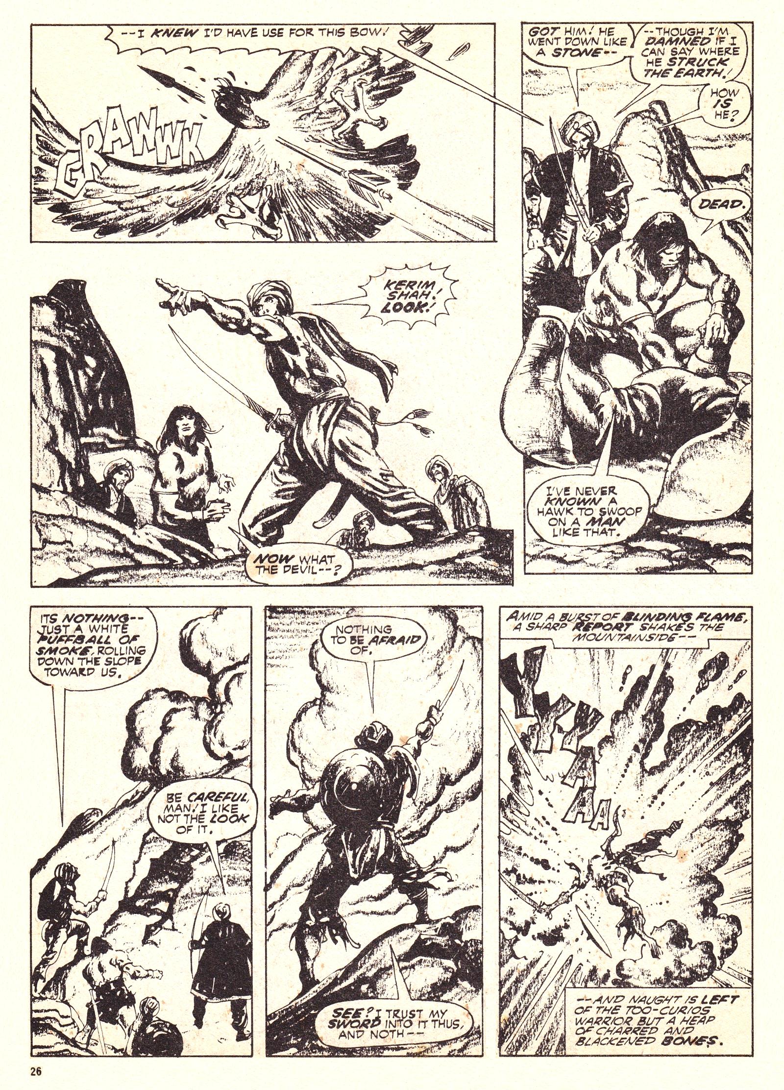 Read online The Savage Sword of Conan (1975) comic -  Issue #7 - 26