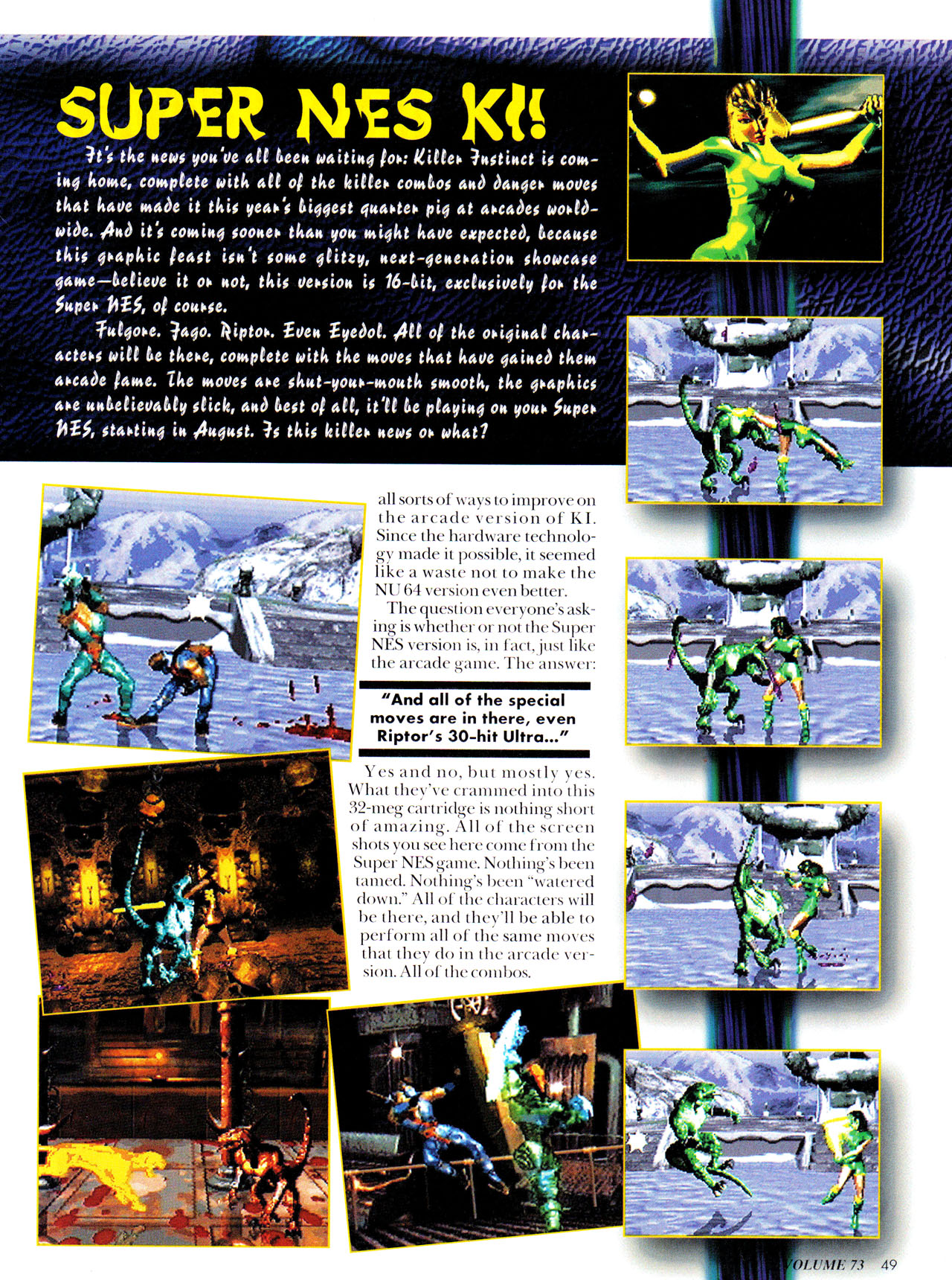 Read online Nintendo Power comic -  Issue #73 - 56