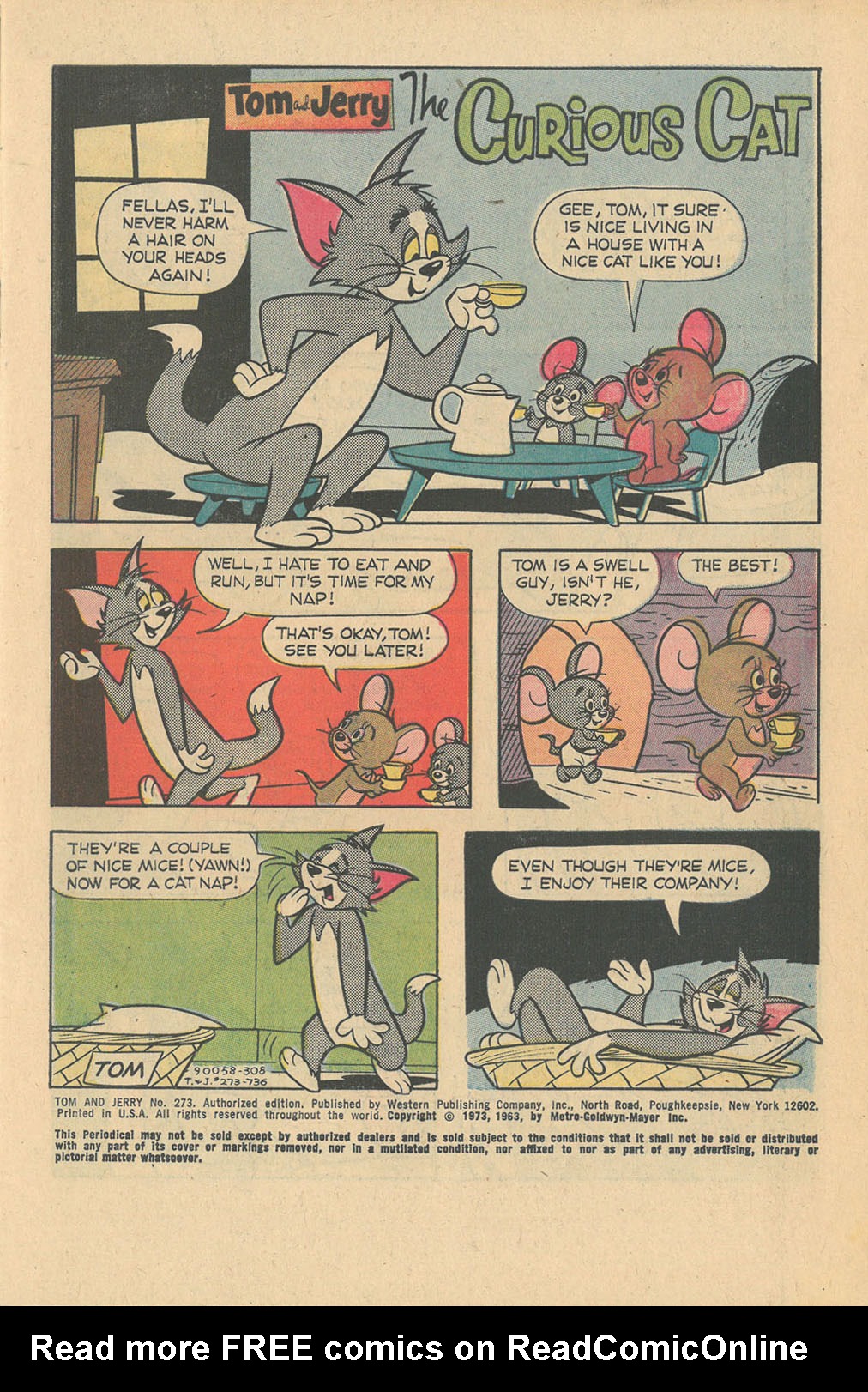 Read online Tom and Jerry comic -  Issue #273 - 3