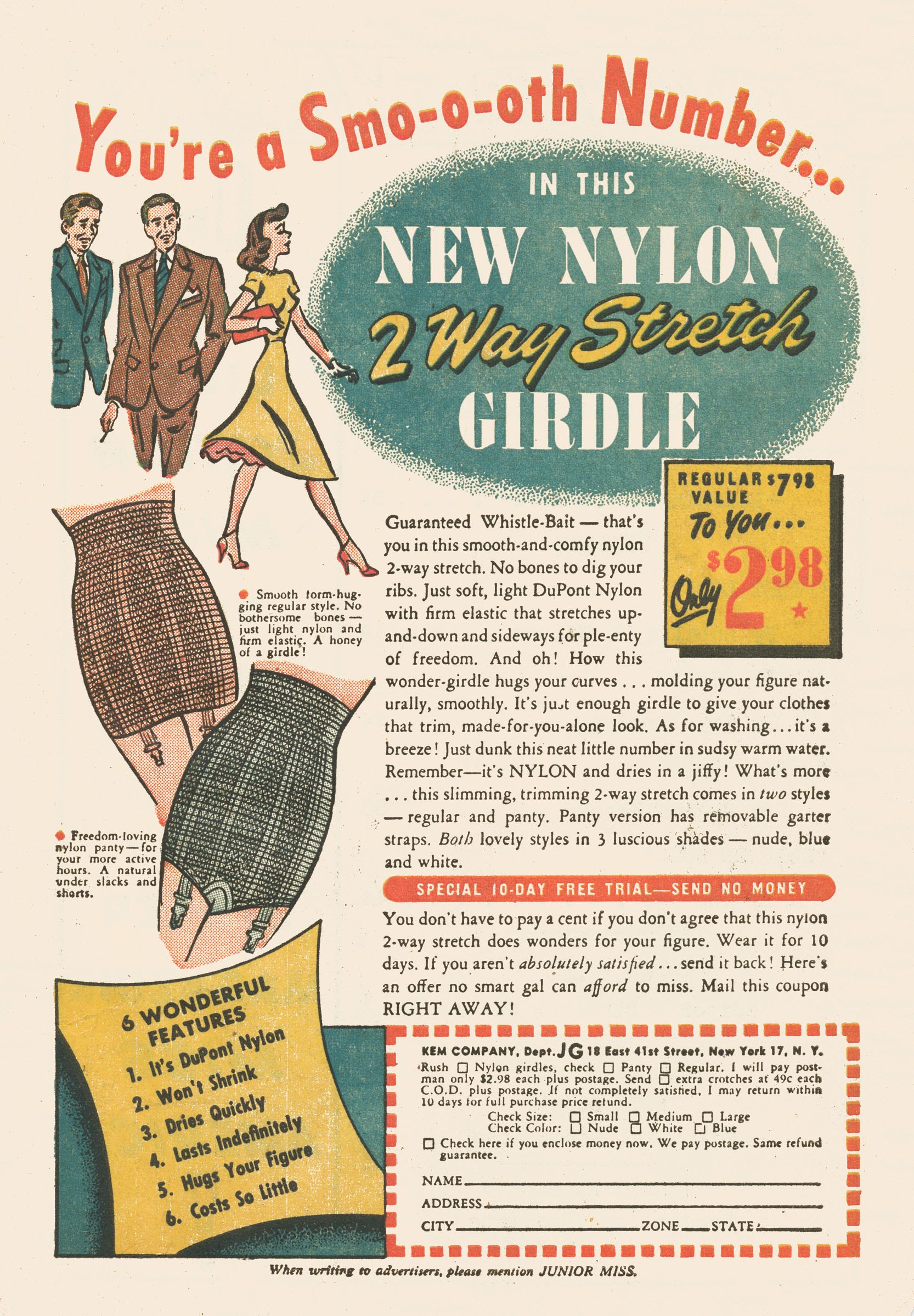 Read online Junior Miss (1947) comic -  Issue #29 - 3