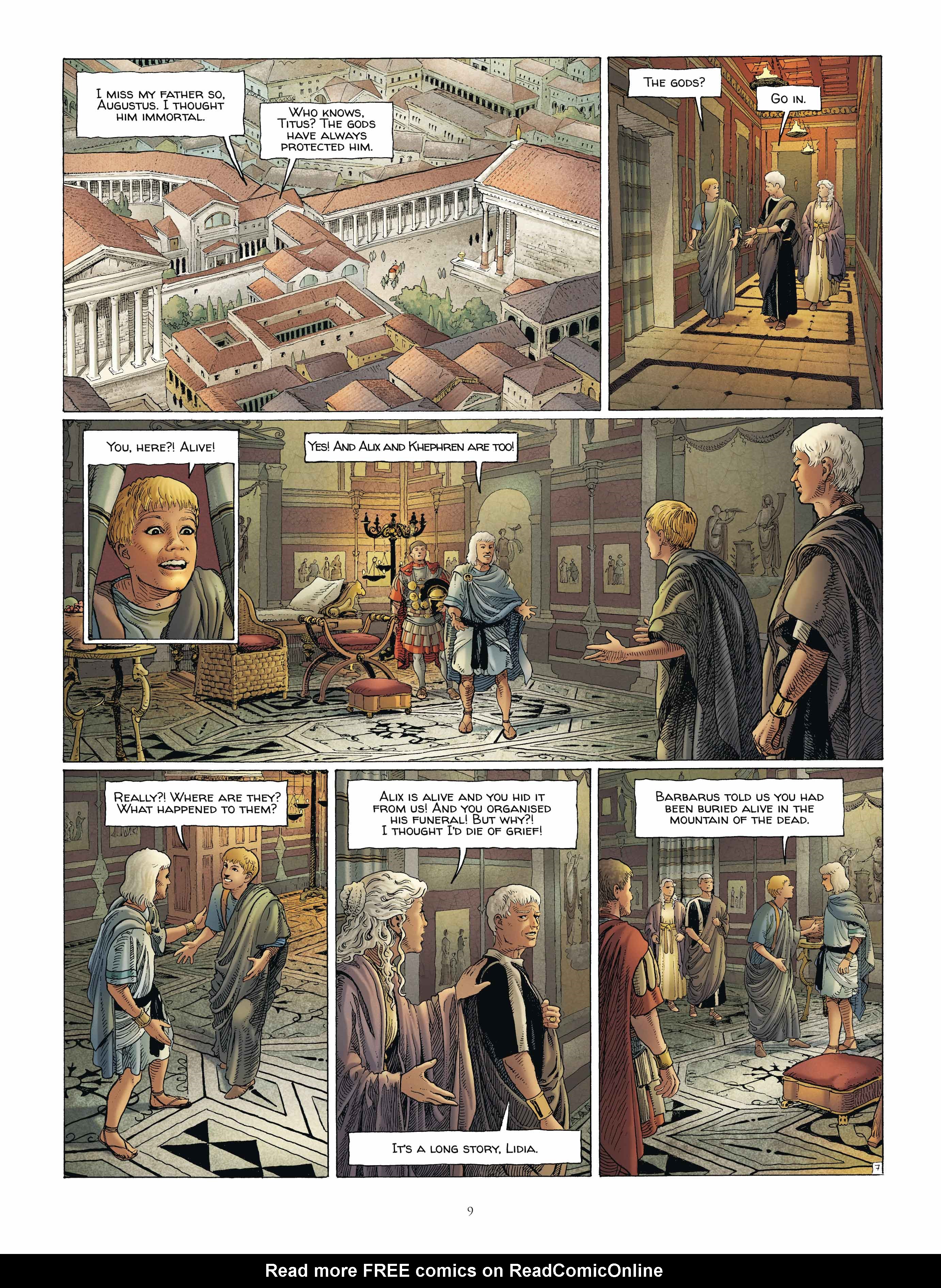 Read online Alix Senator comic -  Issue #7 - 10