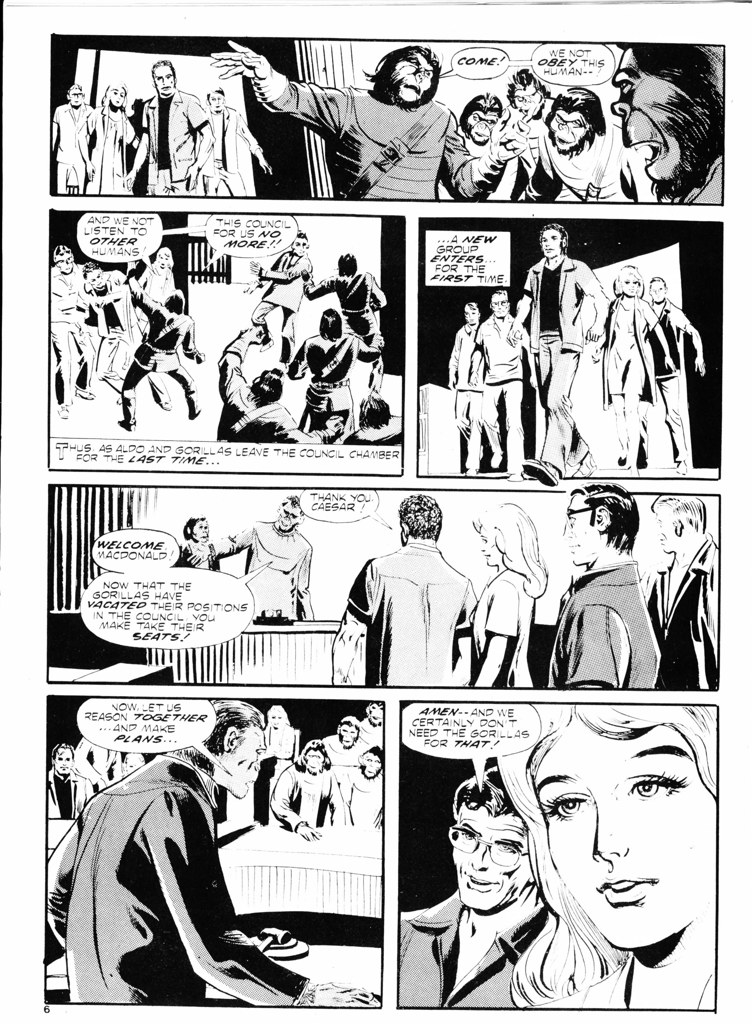 Read online Planet of the Apes (1974) comic -  Issue #117 - 6