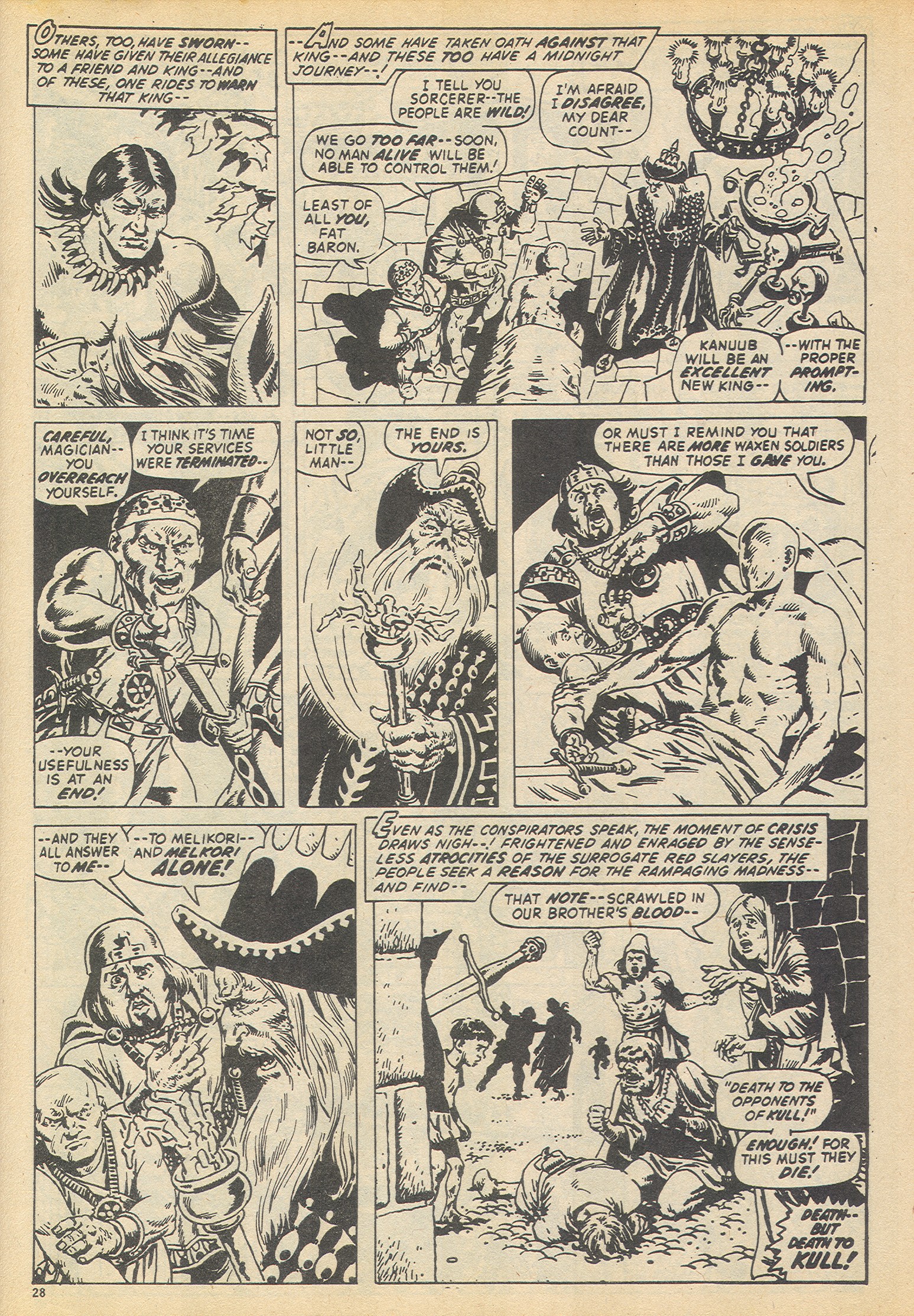 Read online The Savage Sword of Conan (1975) comic -  Issue #12 - 29