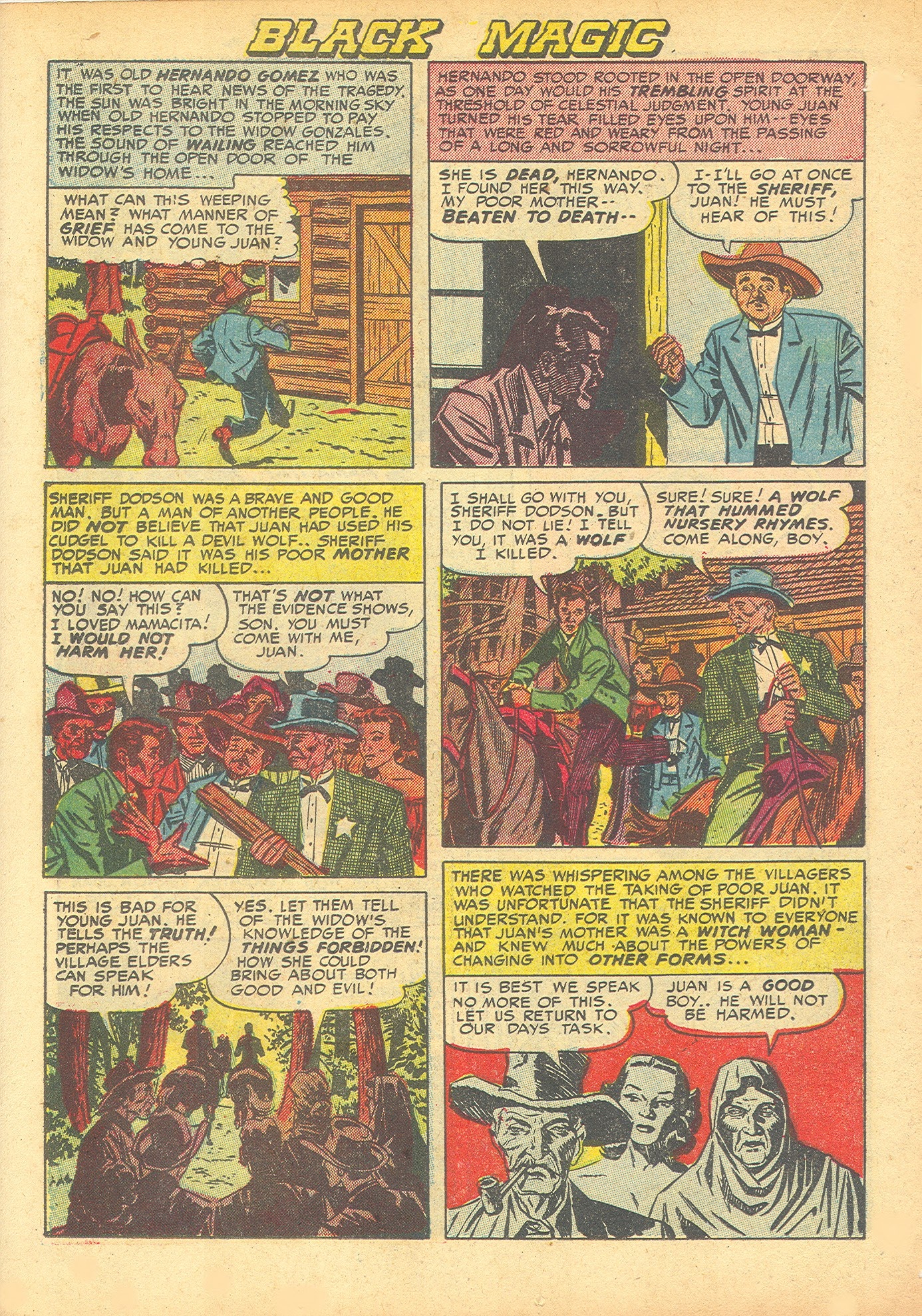 Read online Black Magic (1950) comic -  Issue #6 - 20