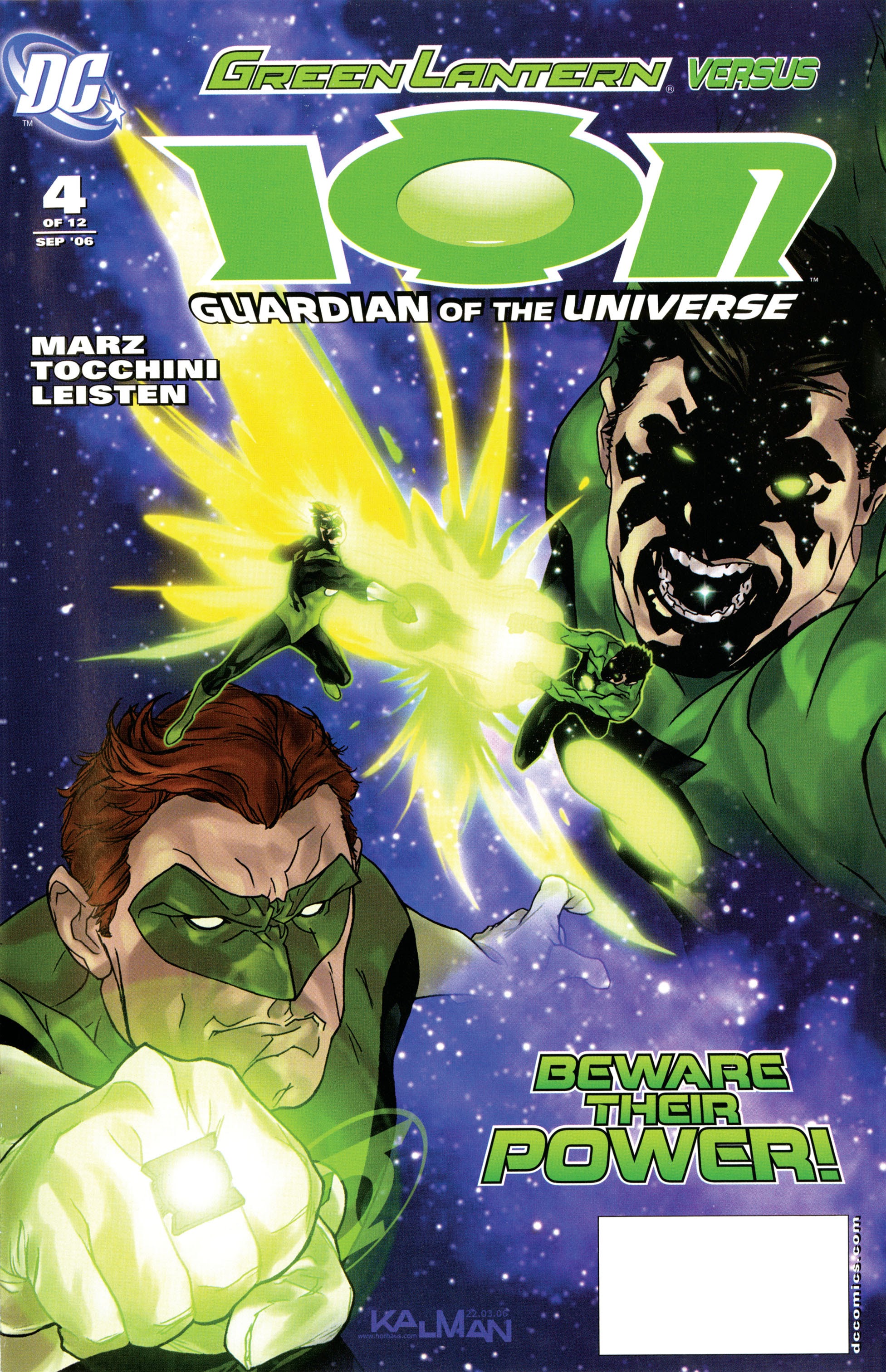 Read online Ion: Guardian of the Universe comic -  Issue #4 - 1