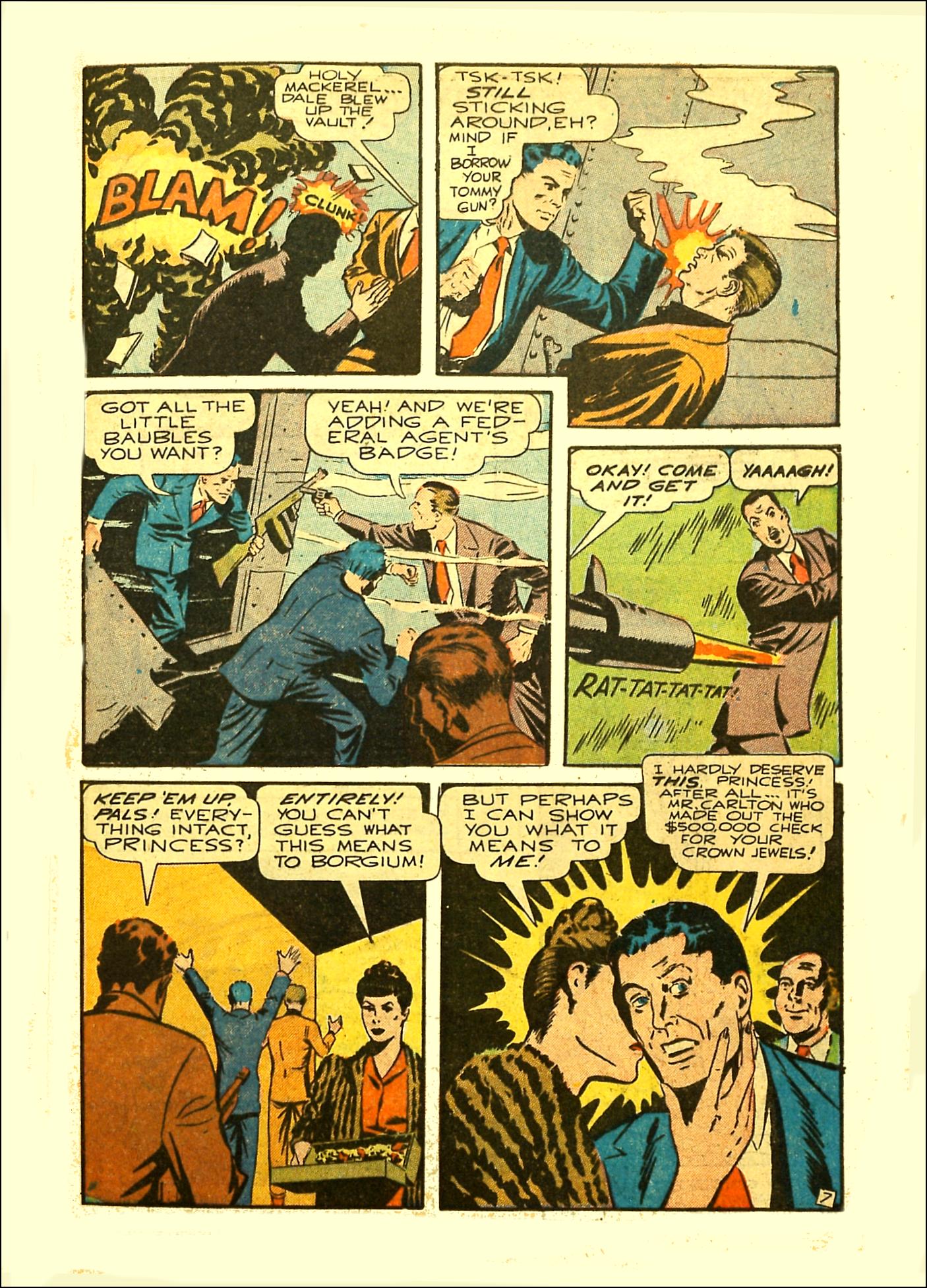 Read online Exciting Comics comic -  Issue #64 - 49