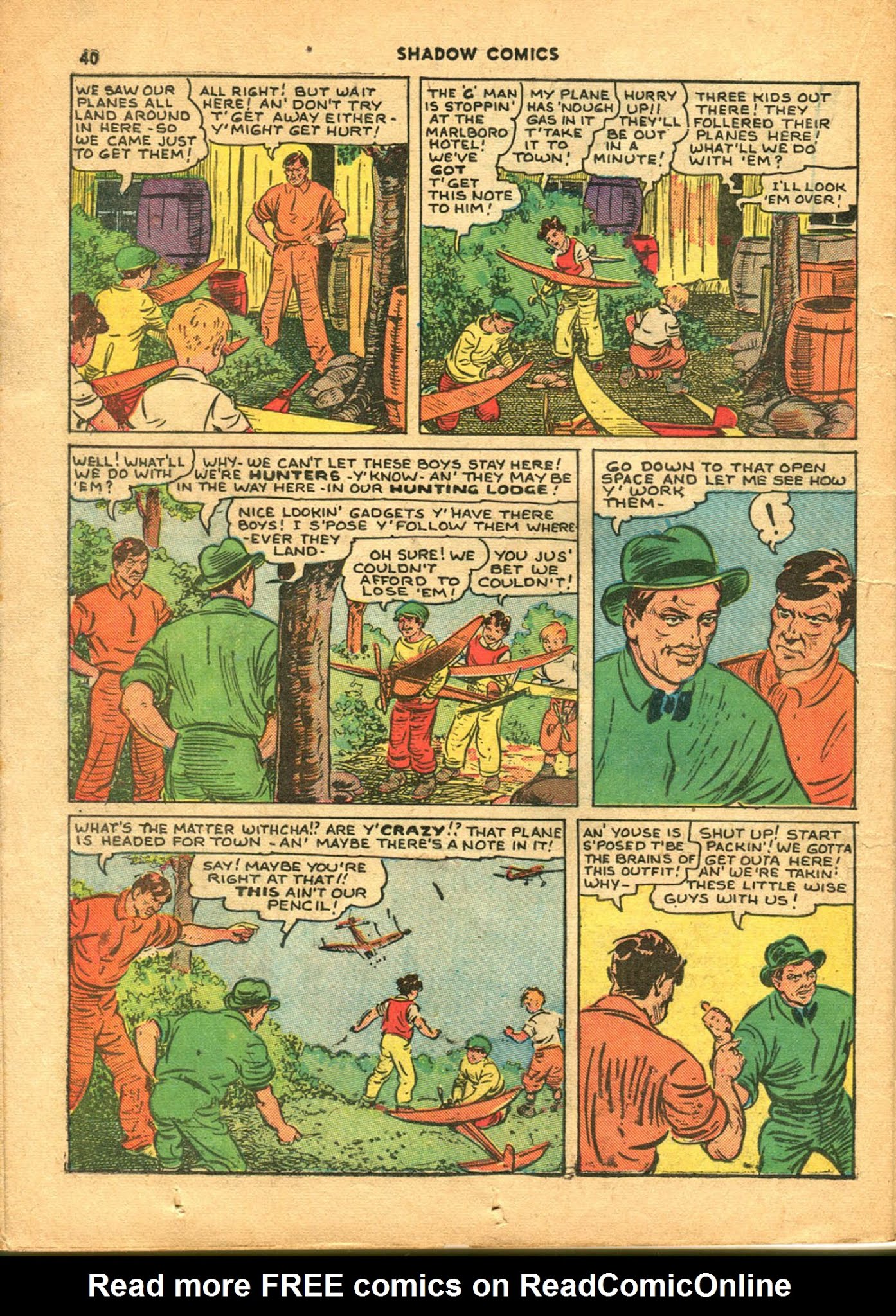 Read online Shadow Comics comic -  Issue #1 - 33
