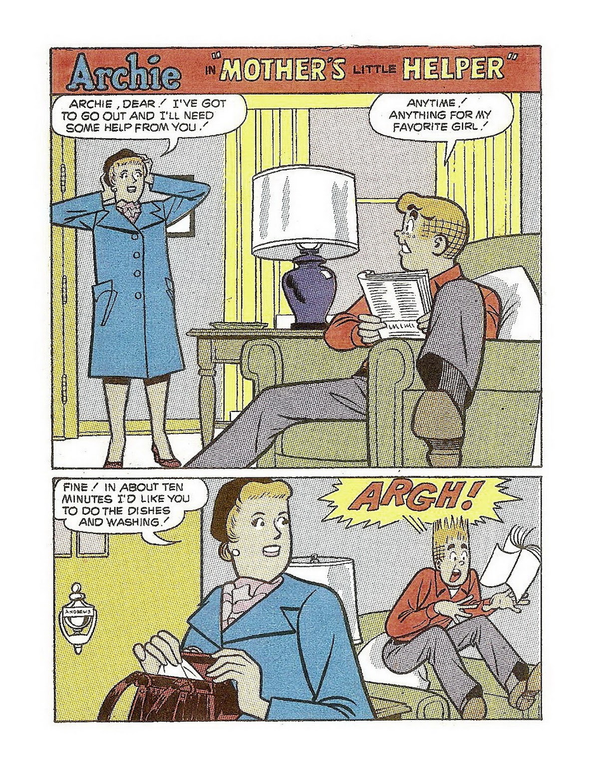 Read online Archie's Double Digest Magazine comic -  Issue #57 - 135