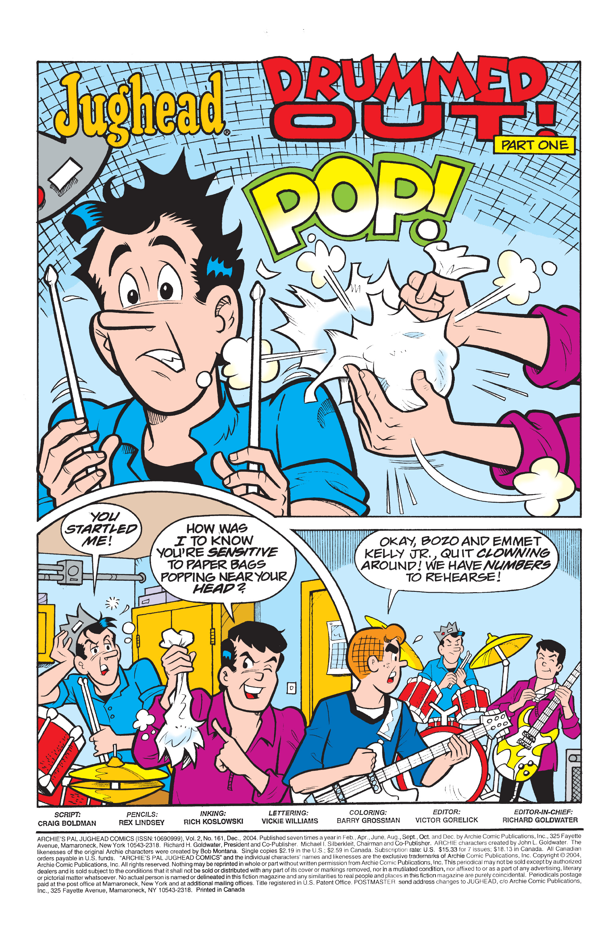 Read online Archie's Pal Jughead Comics comic -  Issue #161 - 2