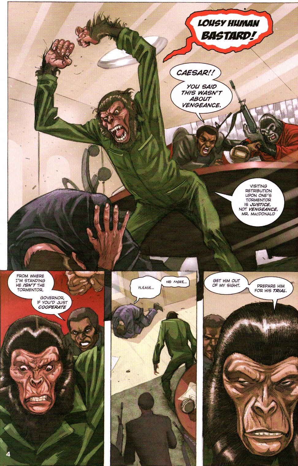 Read online Revolution on the Planet of the Apes comic -  Issue #3 - 6