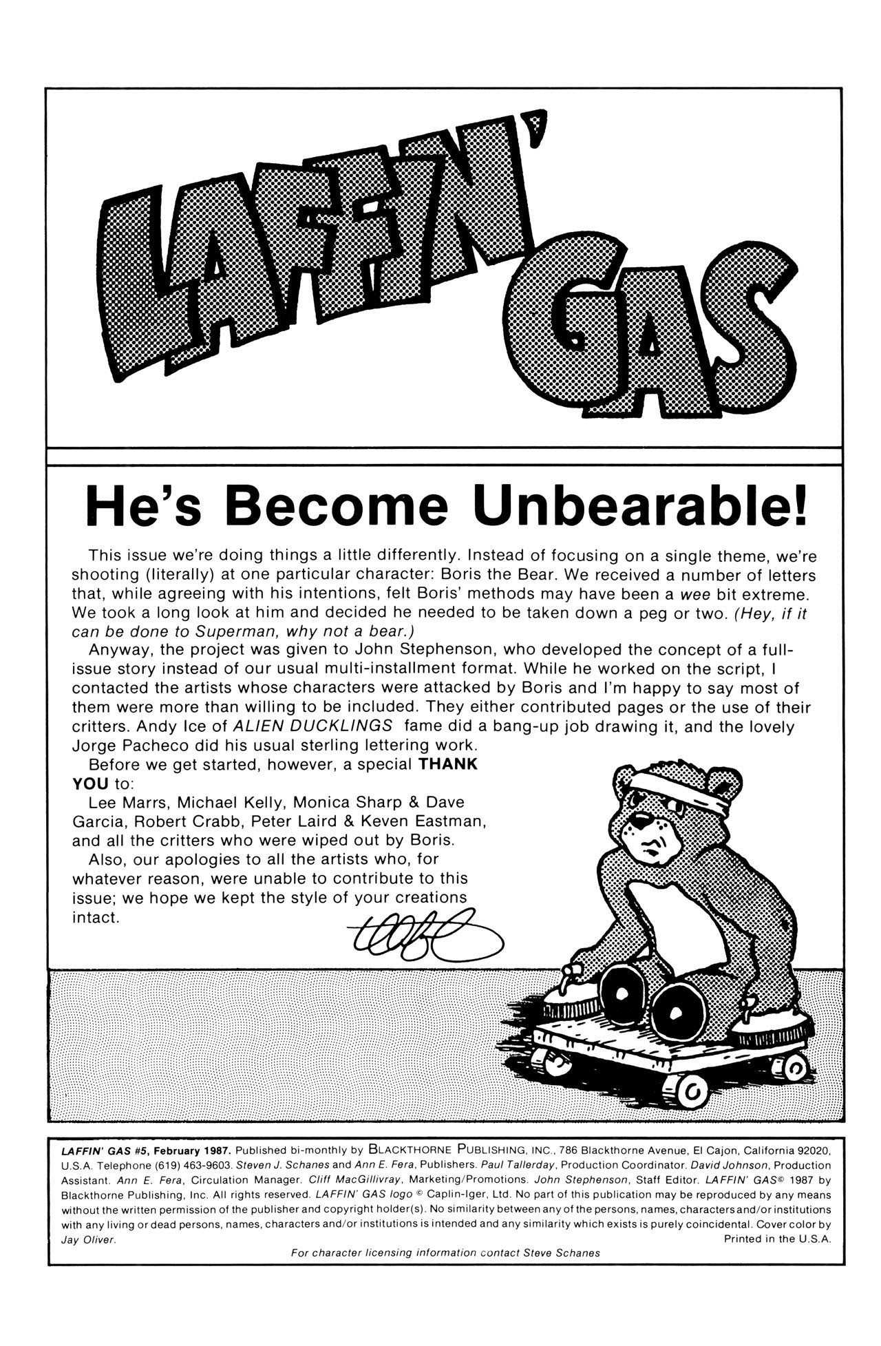 Read online Laffin' Gas comic -  Issue #5 - 2