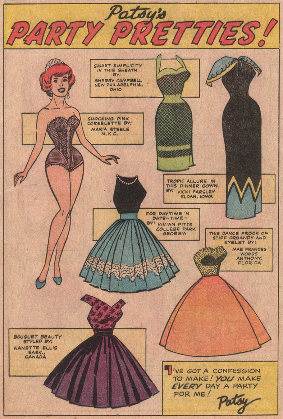 Read online Patsy Walker's Fashion Parade comic -  Issue # Full - 24