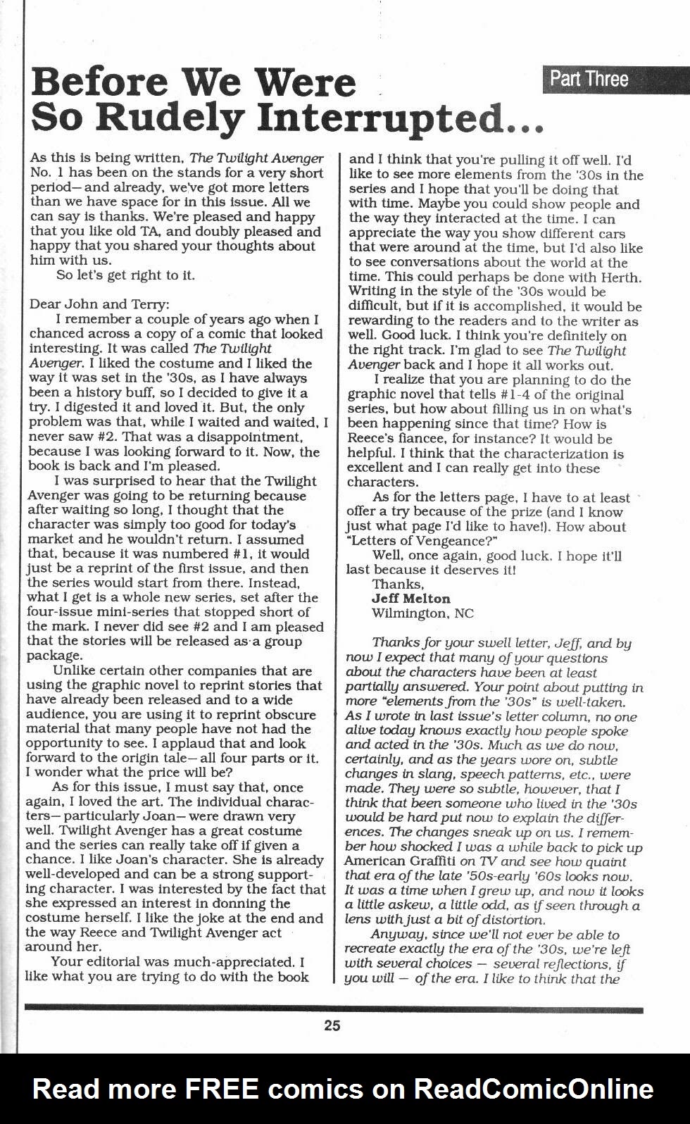 Read online Twilight Avenger comic -  Issue #3 - 27