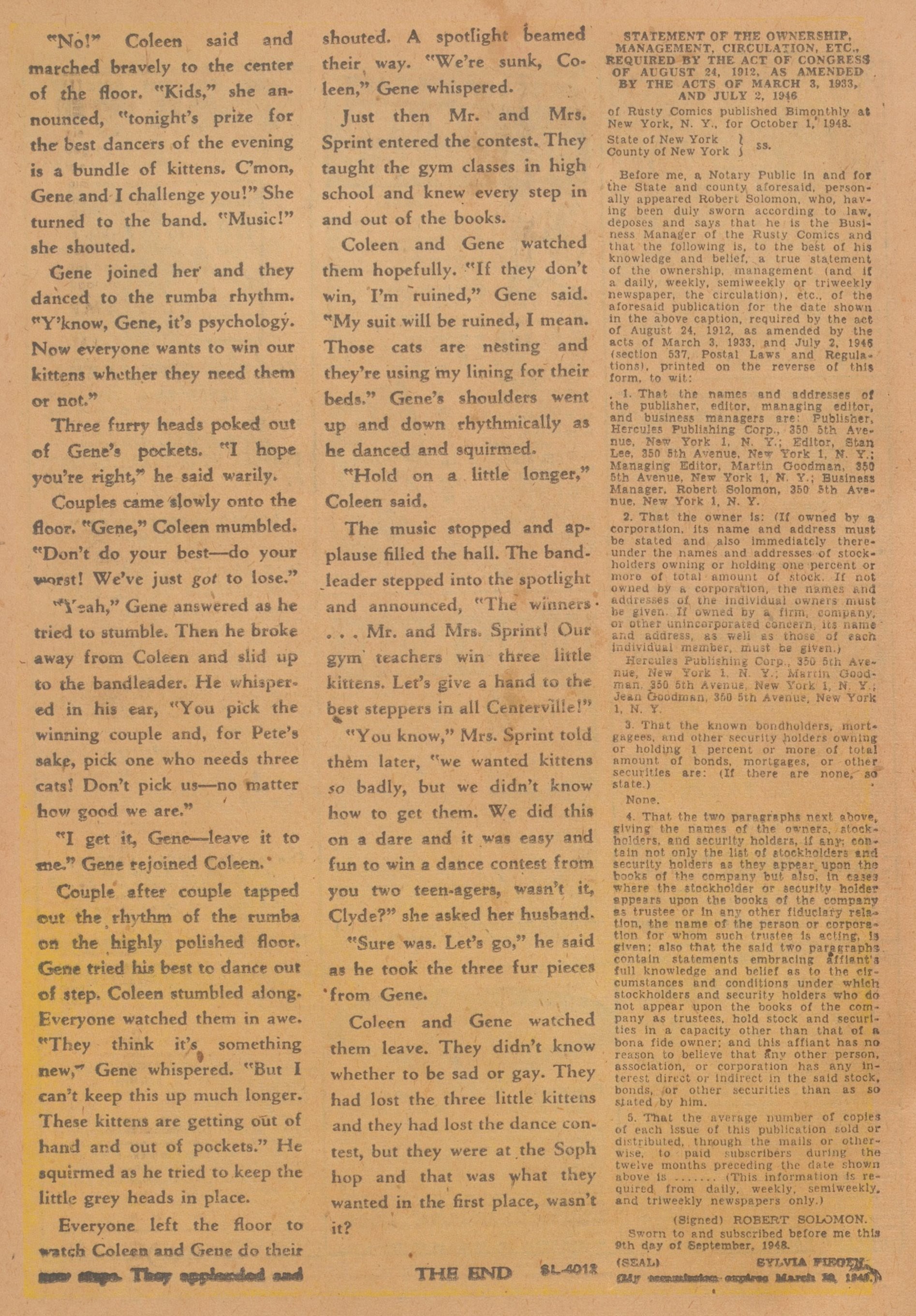 Read online Rusty Comics comic -  Issue #20 - 24