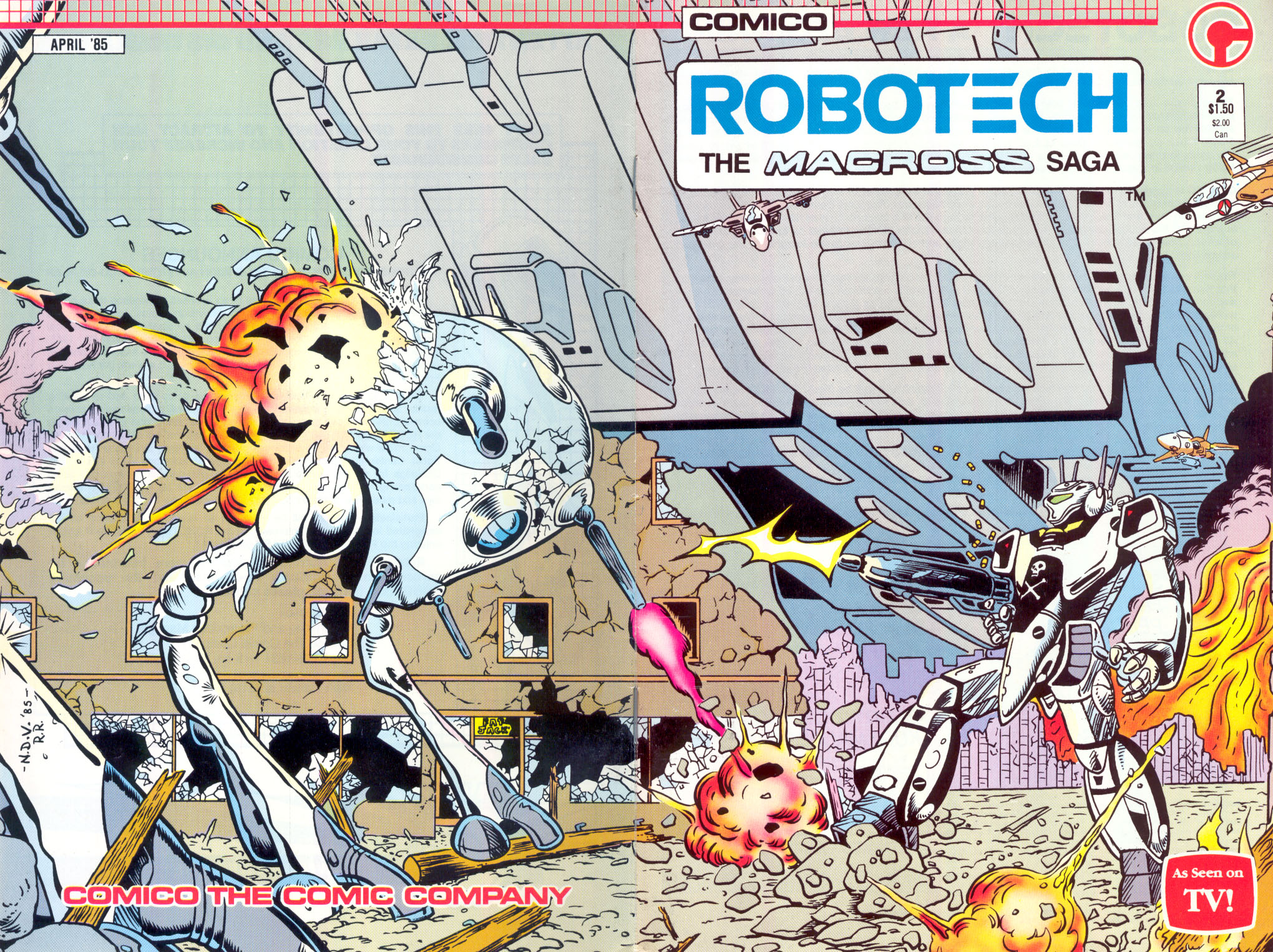 Read online Robotech The Macross Saga comic -  Issue #2 - 1