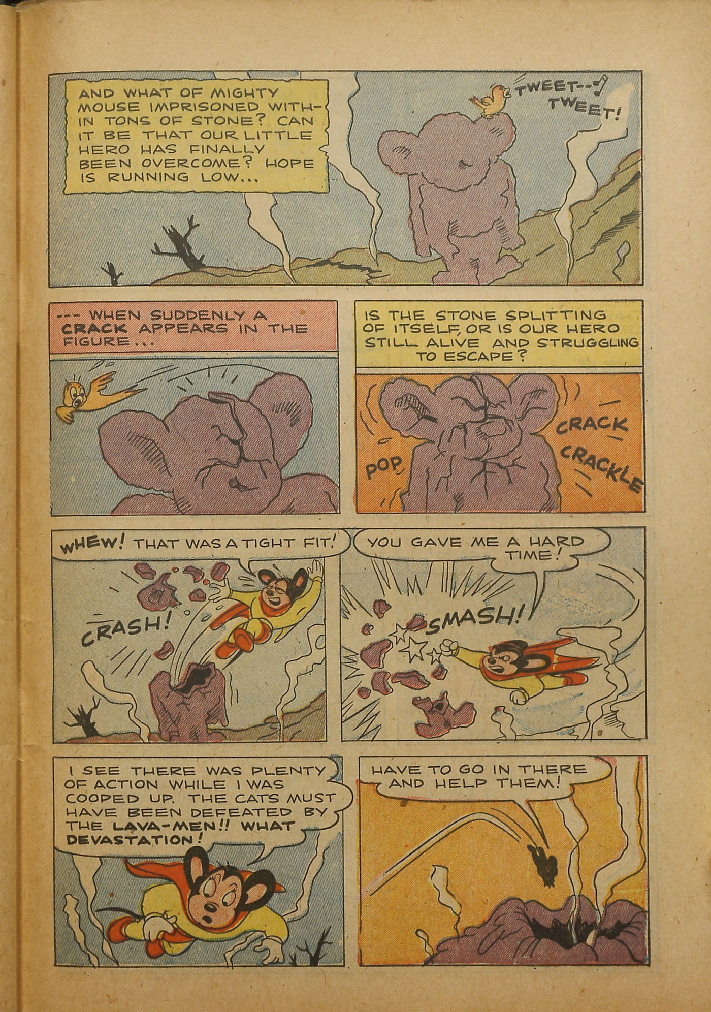 Read online Paul Terry's Mighty Mouse Comics comic -  Issue #40 - 93