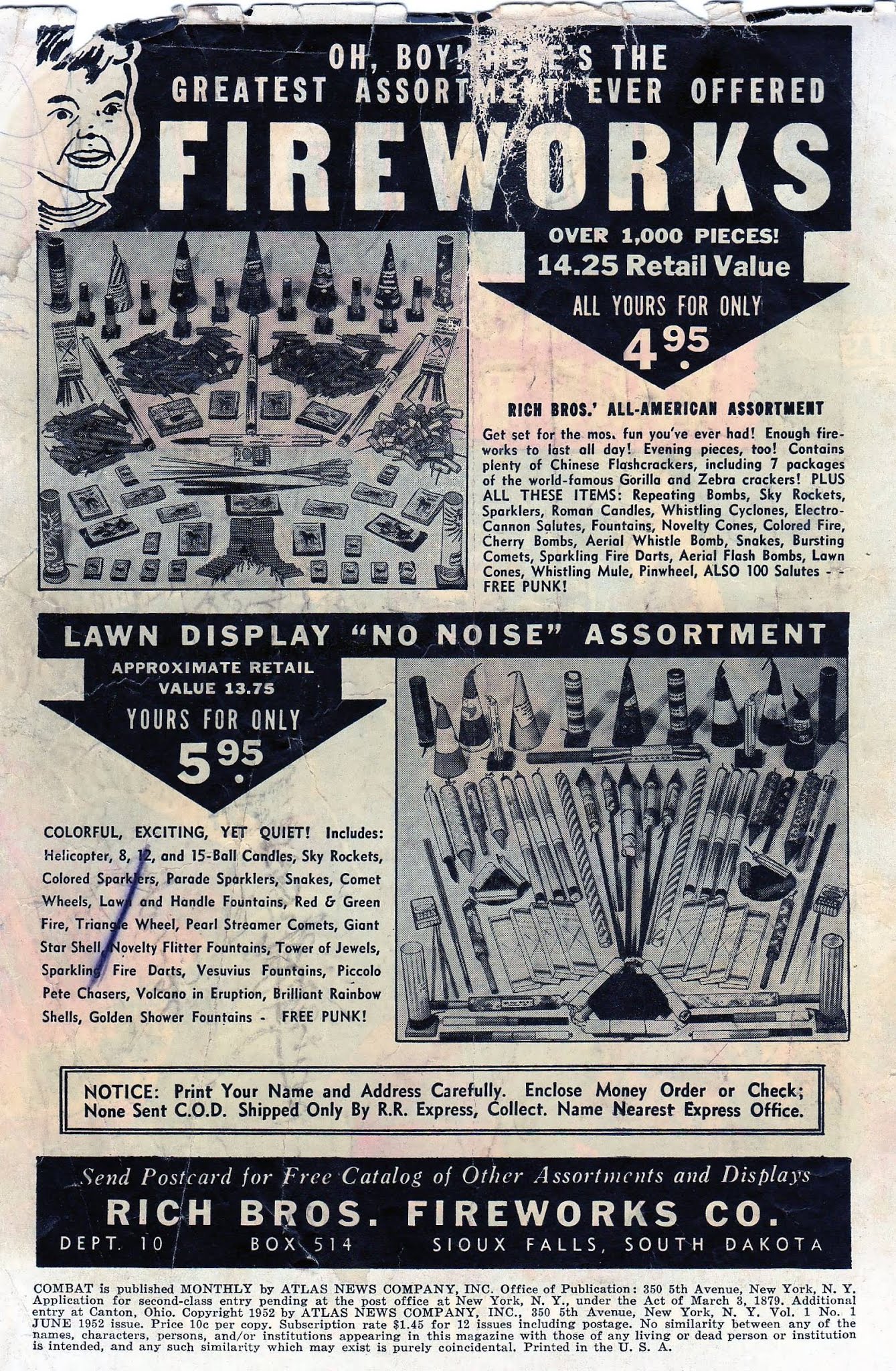 Read online Combat (1952) comic -  Issue #1 - 2