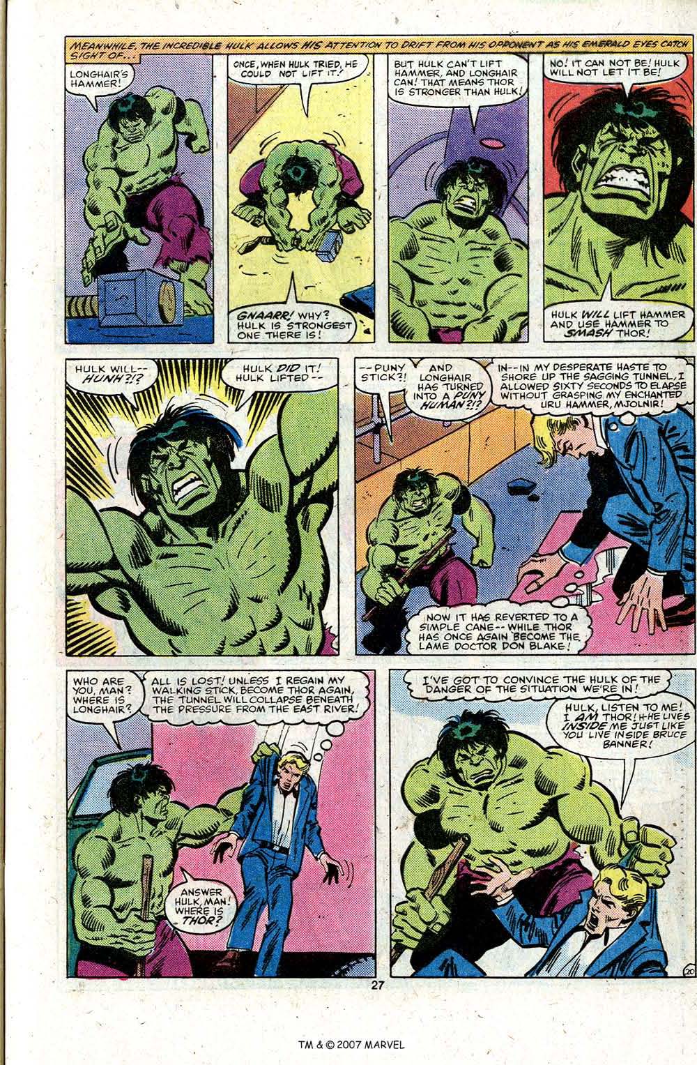 Read online The Incredible Hulk (1968) comic -  Issue #255 - 29