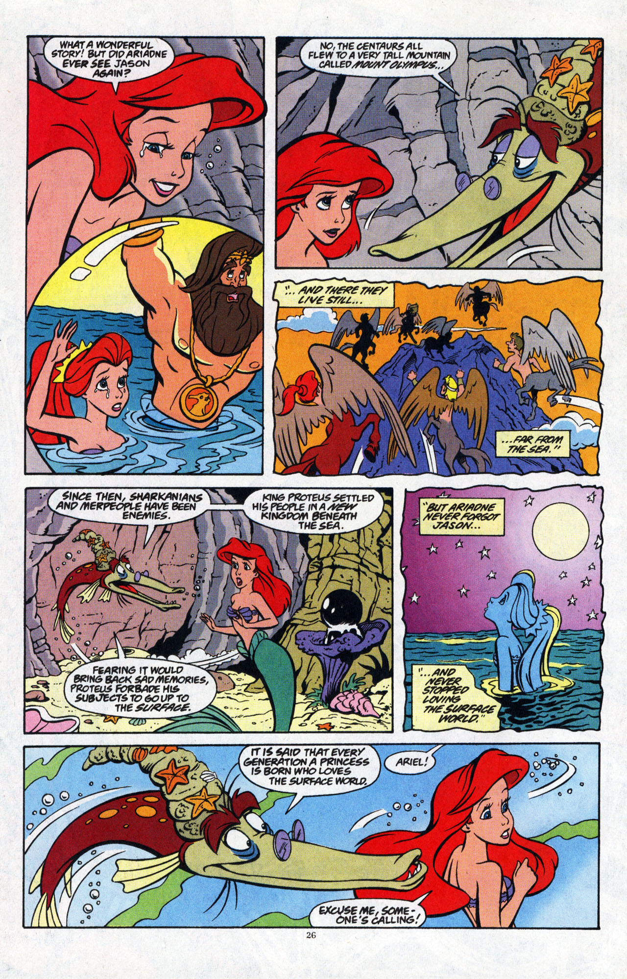 Read online Disney's The Little Mermaid comic -  Issue #12 - 26