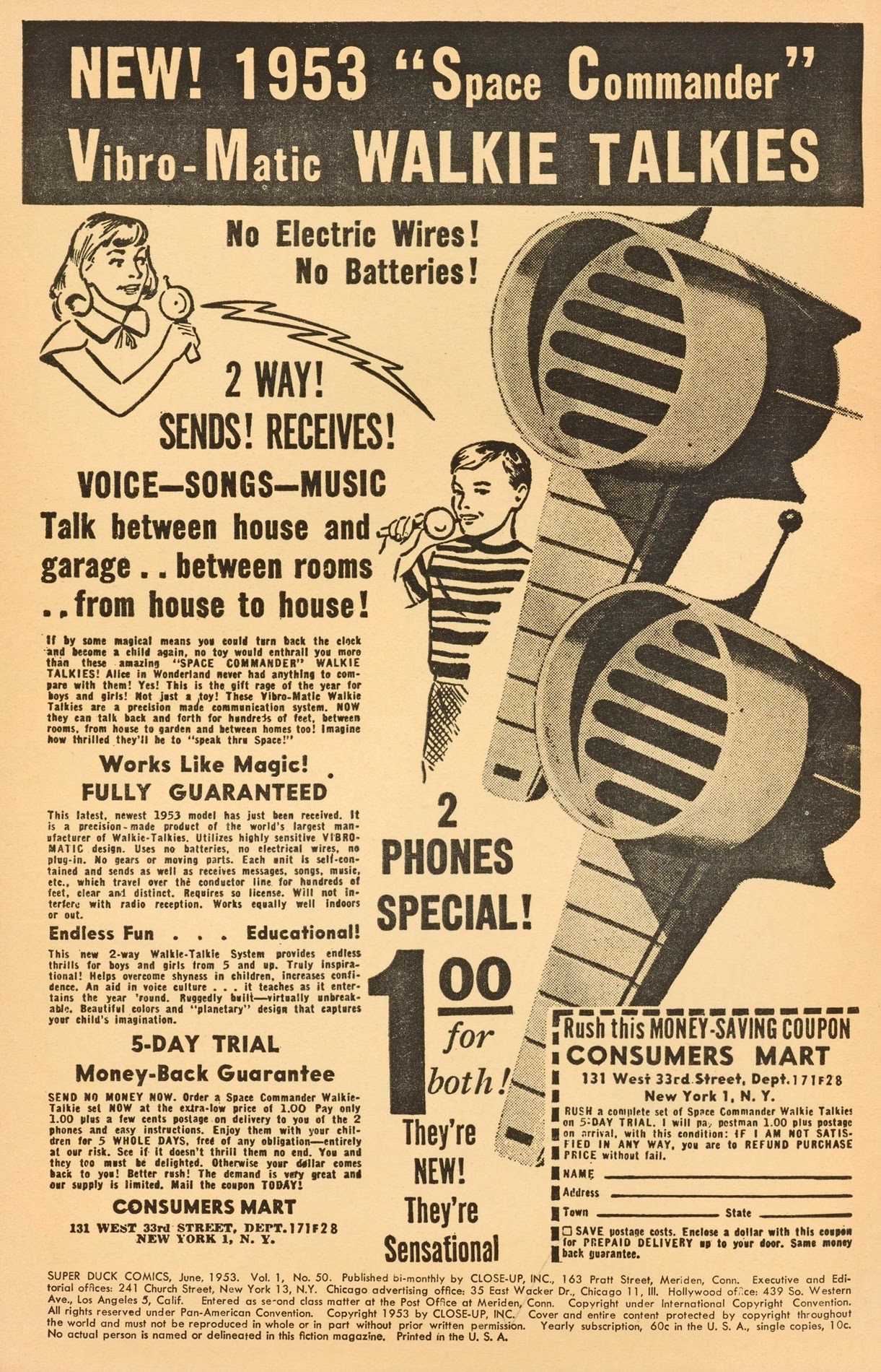 Read online Super Duck Comics comic -  Issue #50 - 2