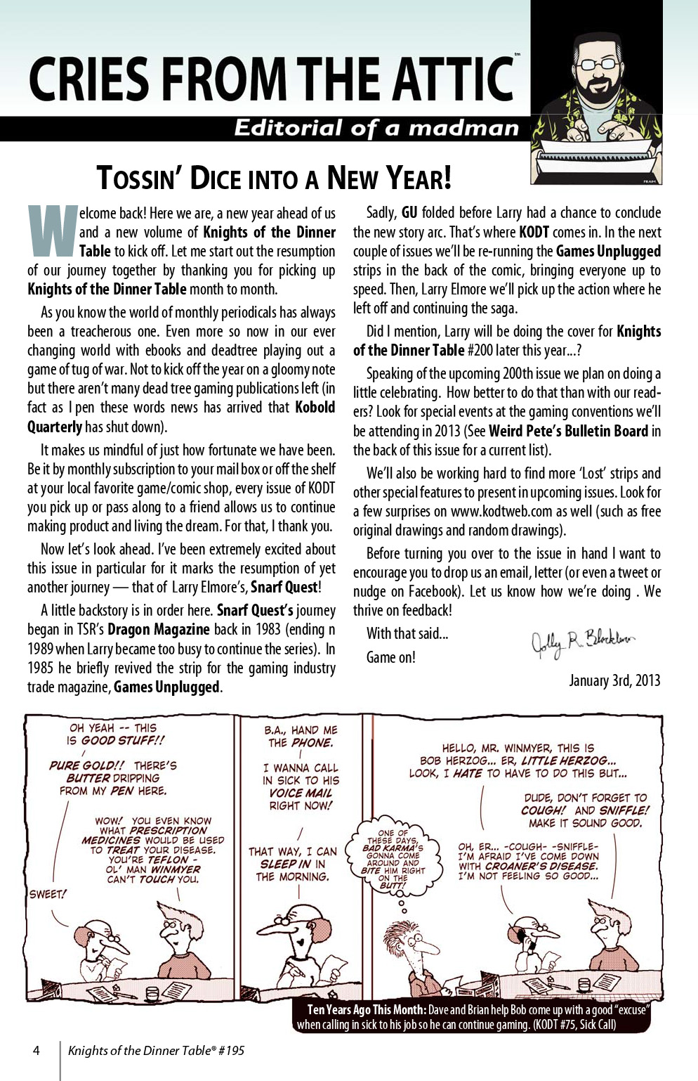 Read online Knights of the Dinner Table comic -  Issue #195 - 6