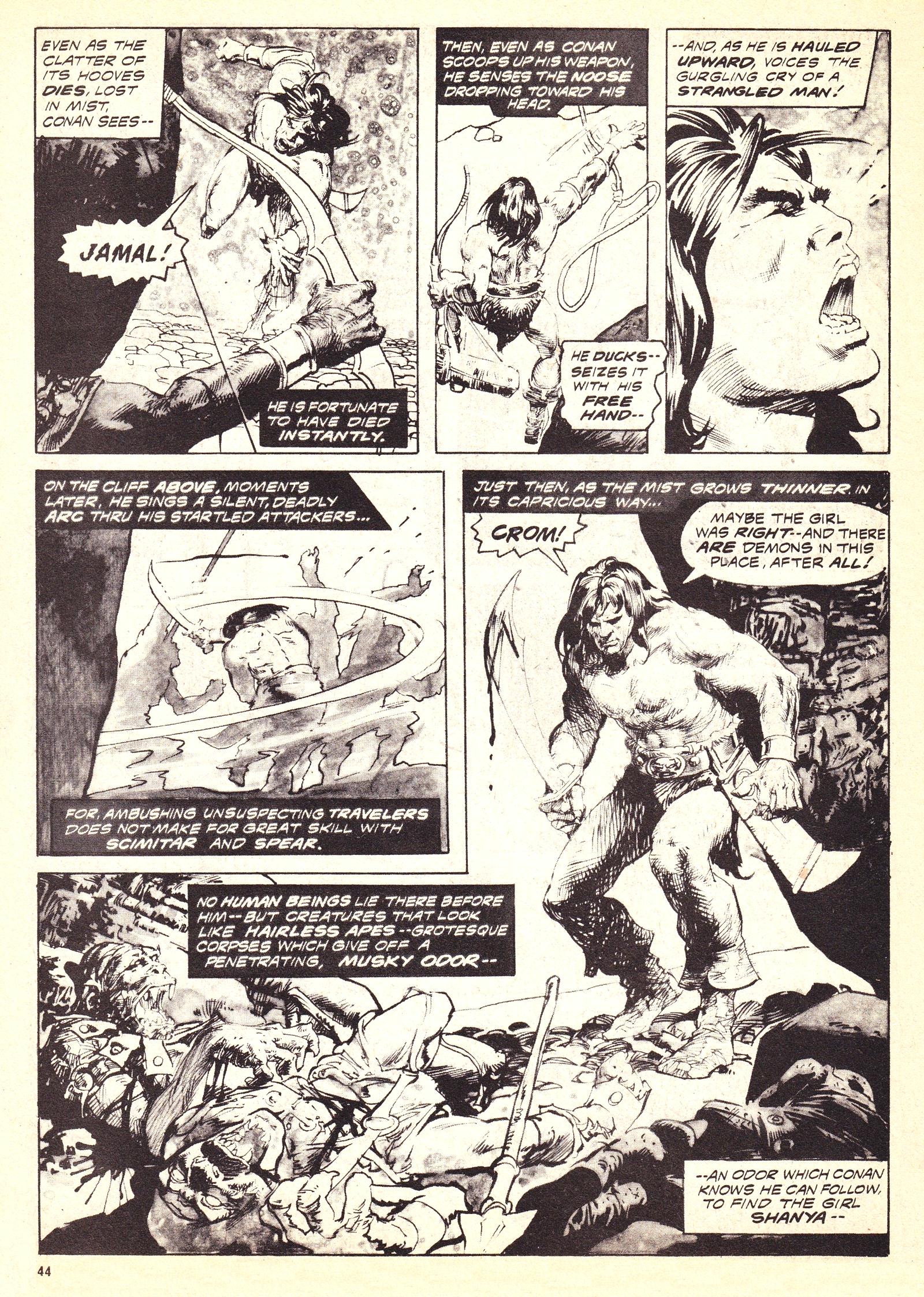 Read online The Savage Sword of Conan (1975) comic -  Issue #7 - 44