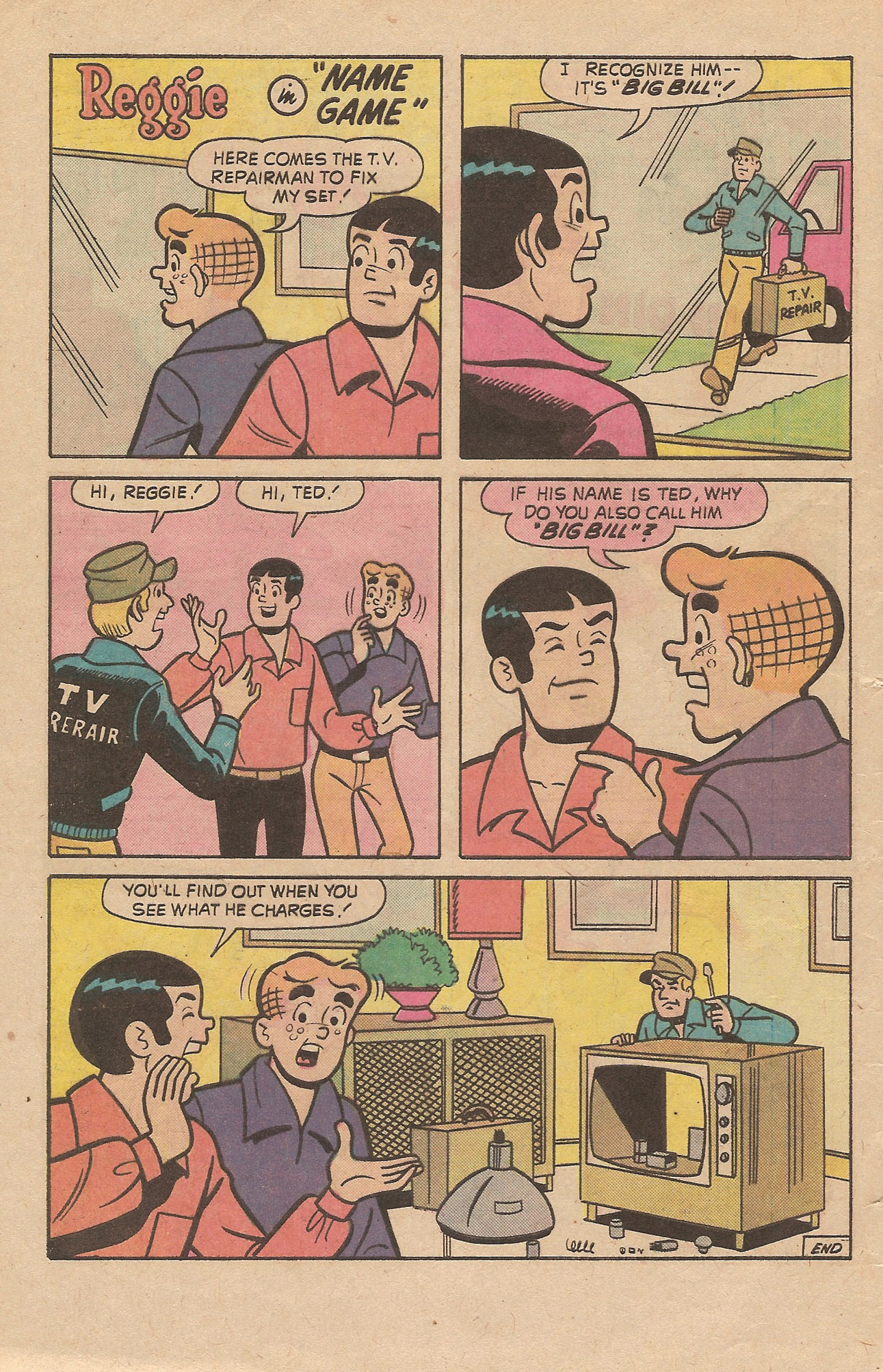 Read online Reggie's Wise Guy Jokes comic -  Issue #32 - 4