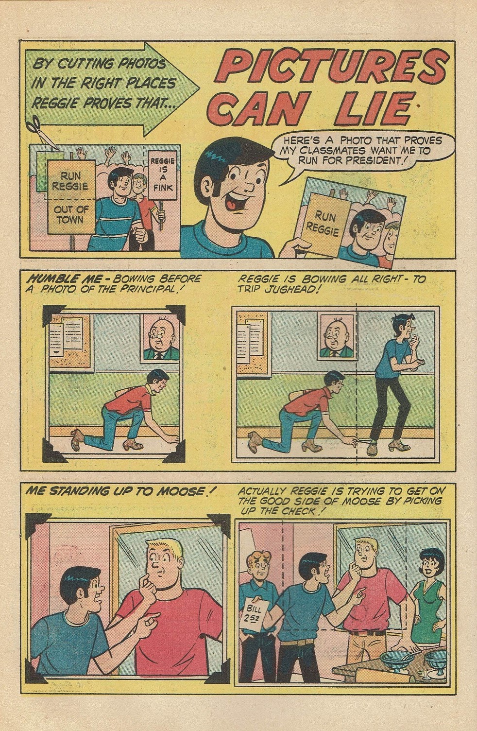Read online Reggie's Wise Guy Jokes comic -  Issue #22 - 22