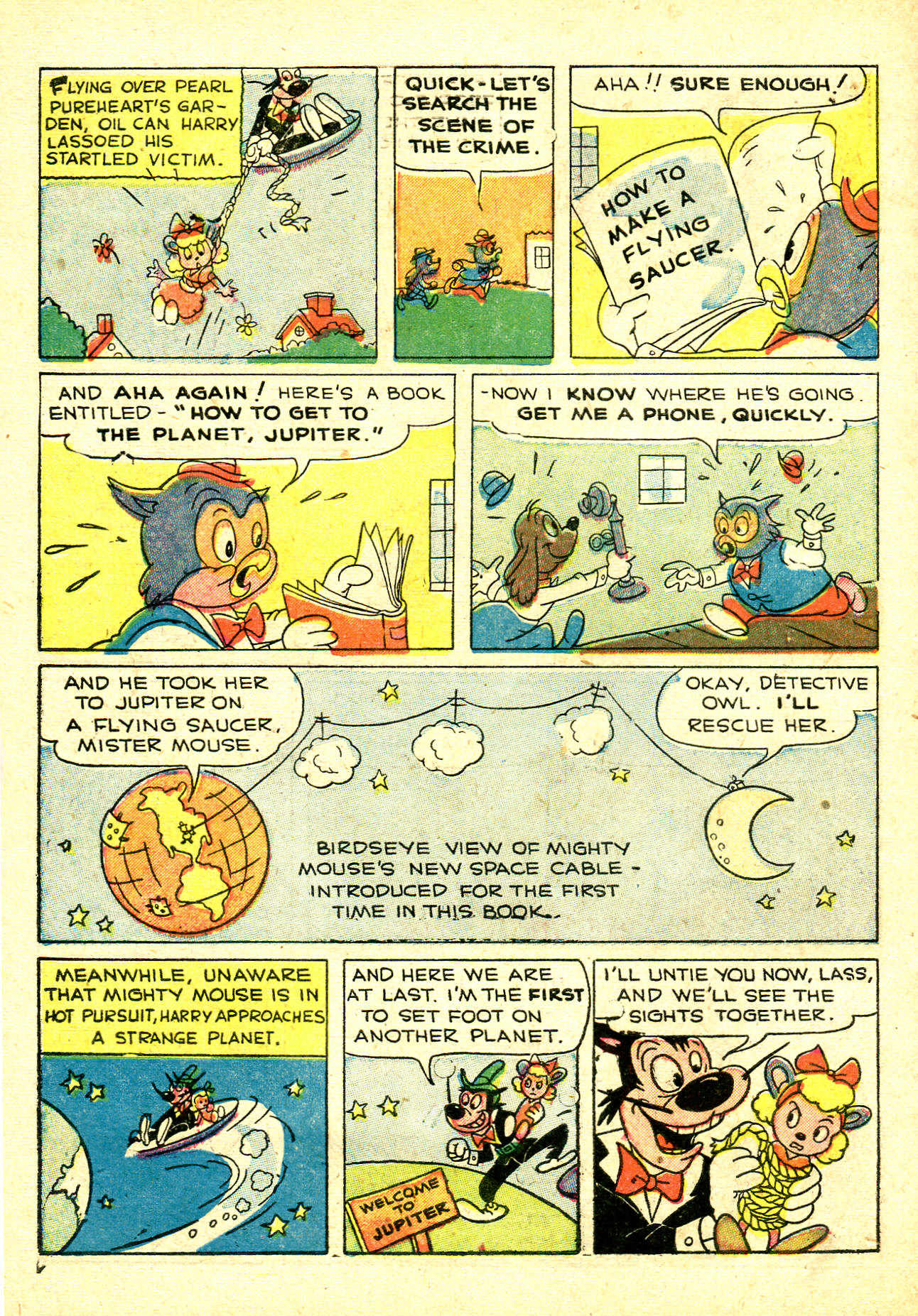 Read online Paul Terry's Mighty Mouse Comics comic -  Issue #30 - 30