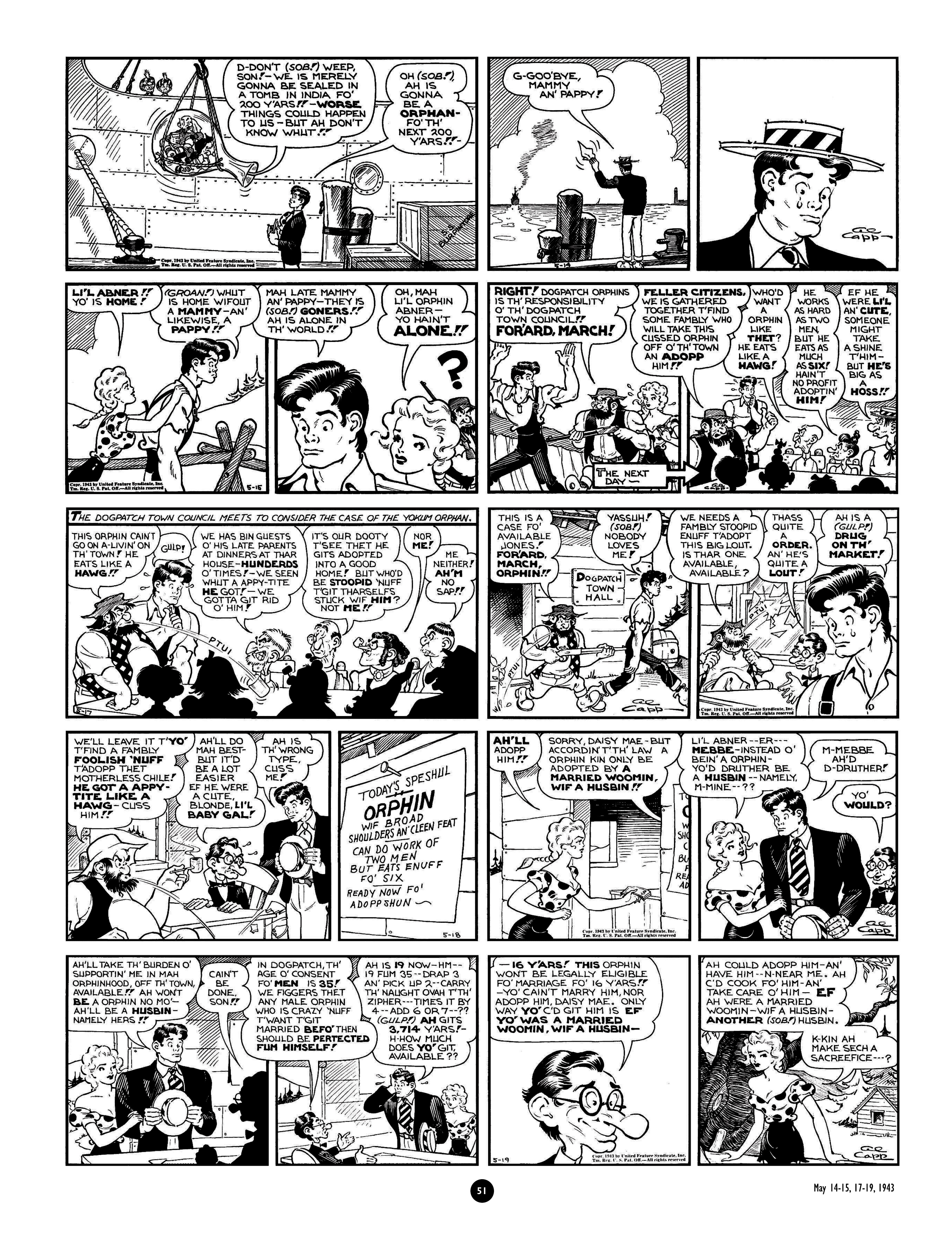 Read online Al Capp's Li'l Abner Complete Daily & Color Sunday Comics comic -  Issue # TPB 5 (Part 1) - 52
