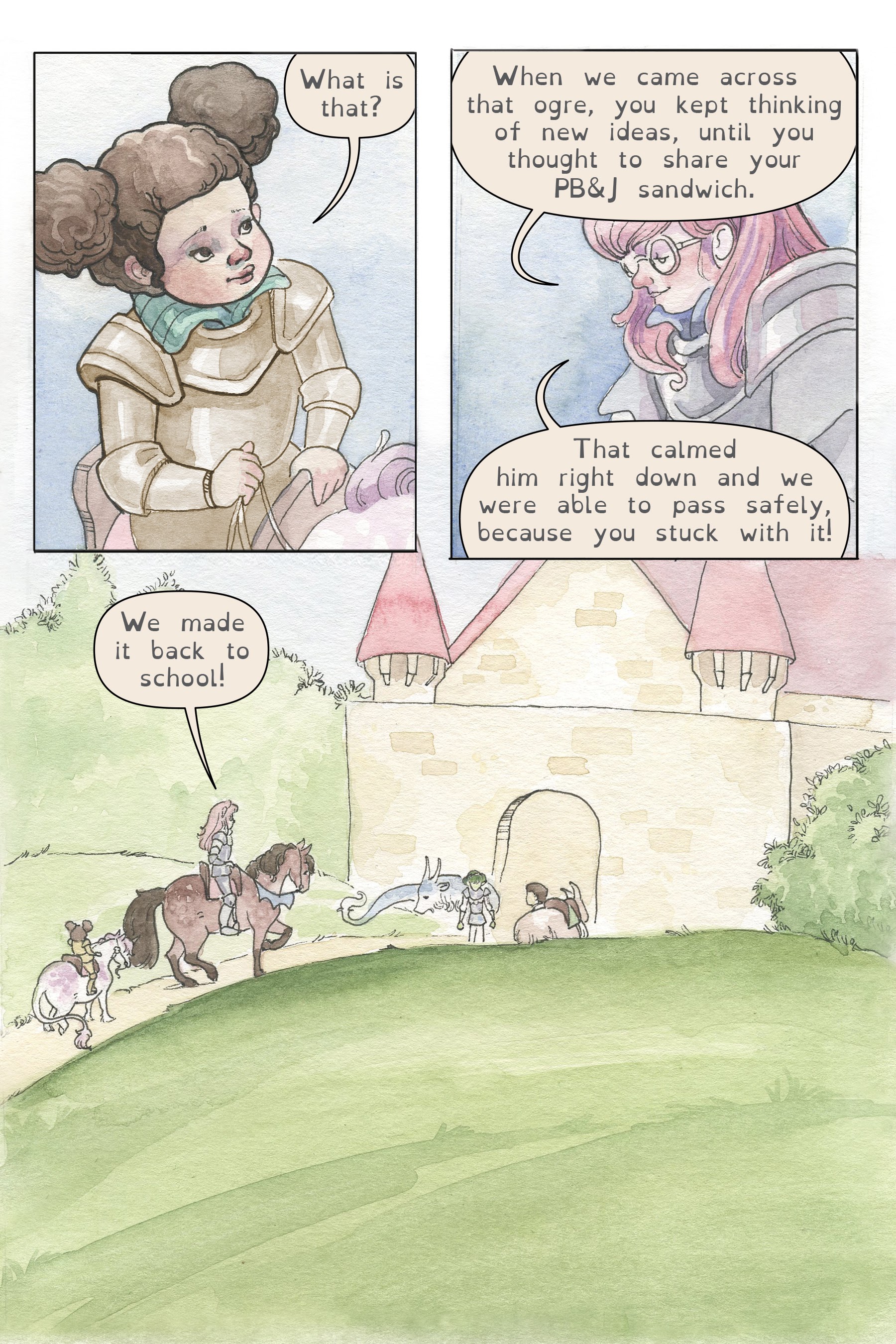 Read online Emiline: Knight in Training comic -  Issue # Full - 16