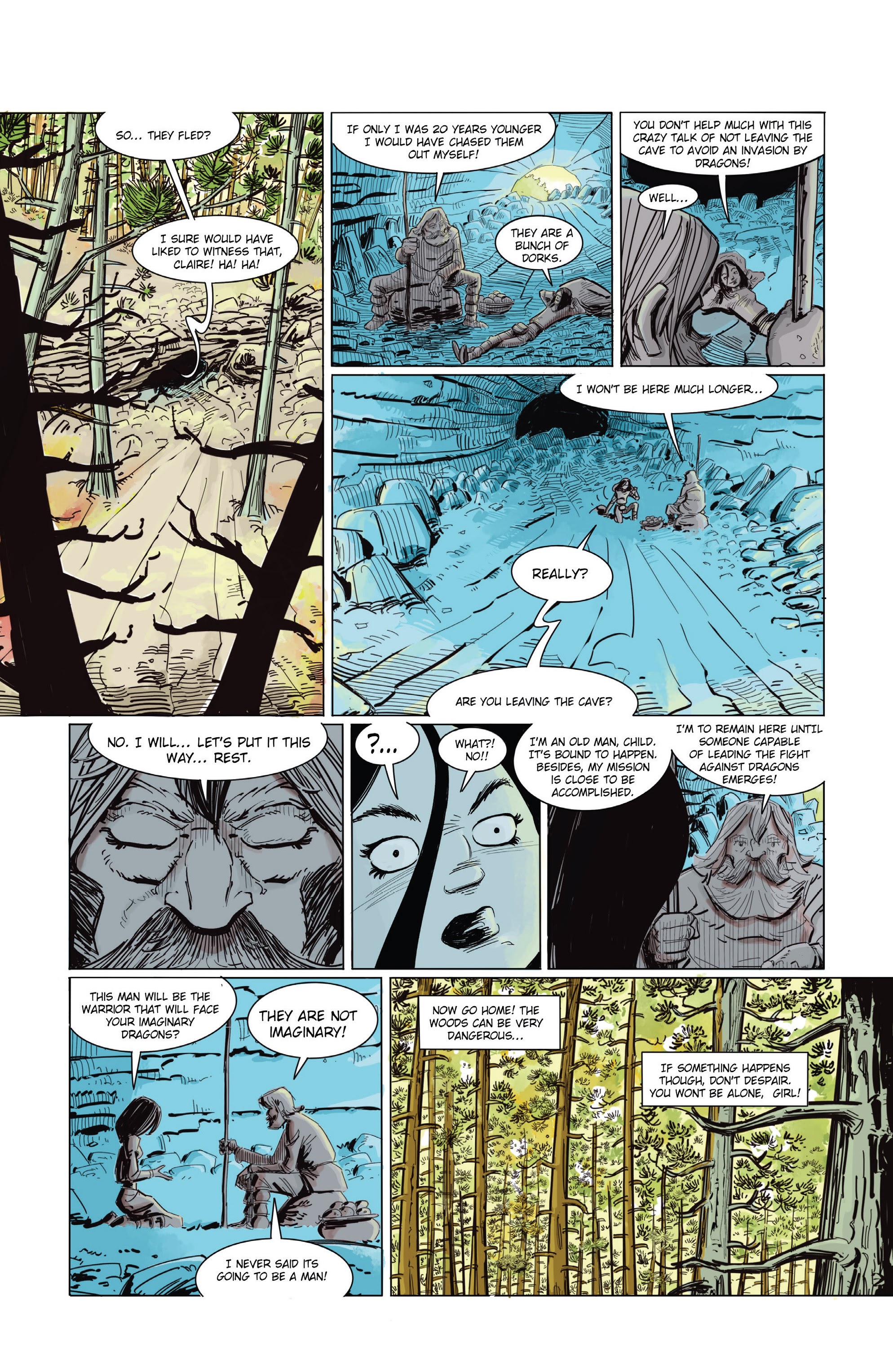 Read online Claire and the Dragons comic -  Issue #1 - 6