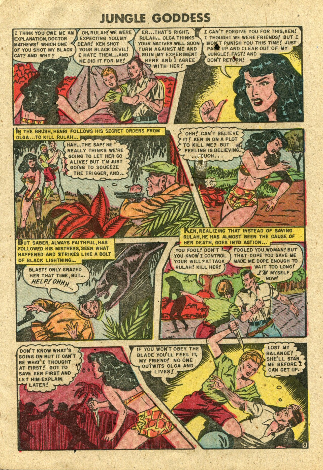 Read online Rulah - Jungle Goddess comic -  Issue #25 - 9