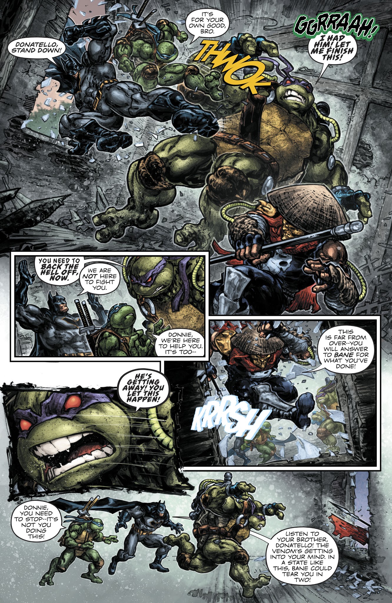 Read online Batman/Teenage Mutant Ninja Turtles II comic -  Issue #5 - 7