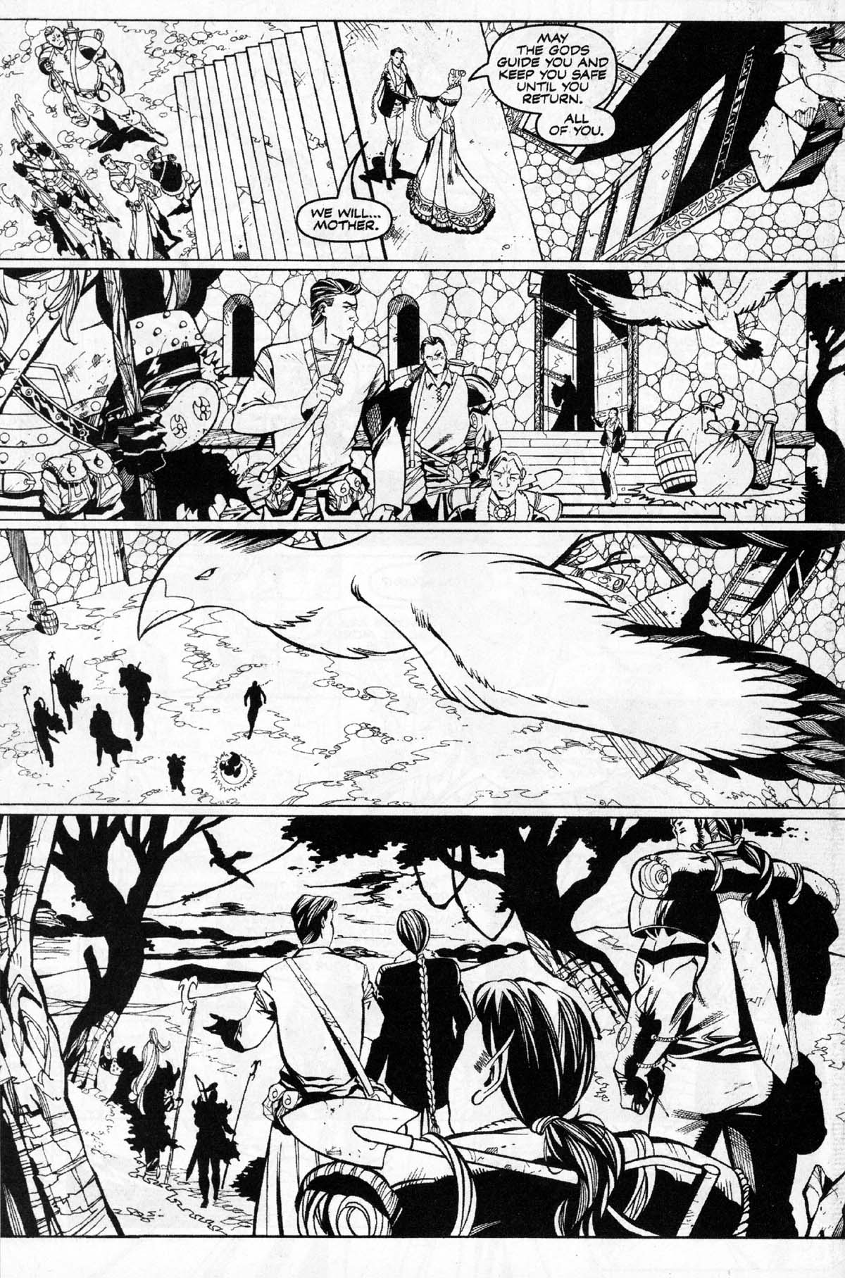 Read online Dungeons & Dragons: Black & White comic -  Issue #3 - 24