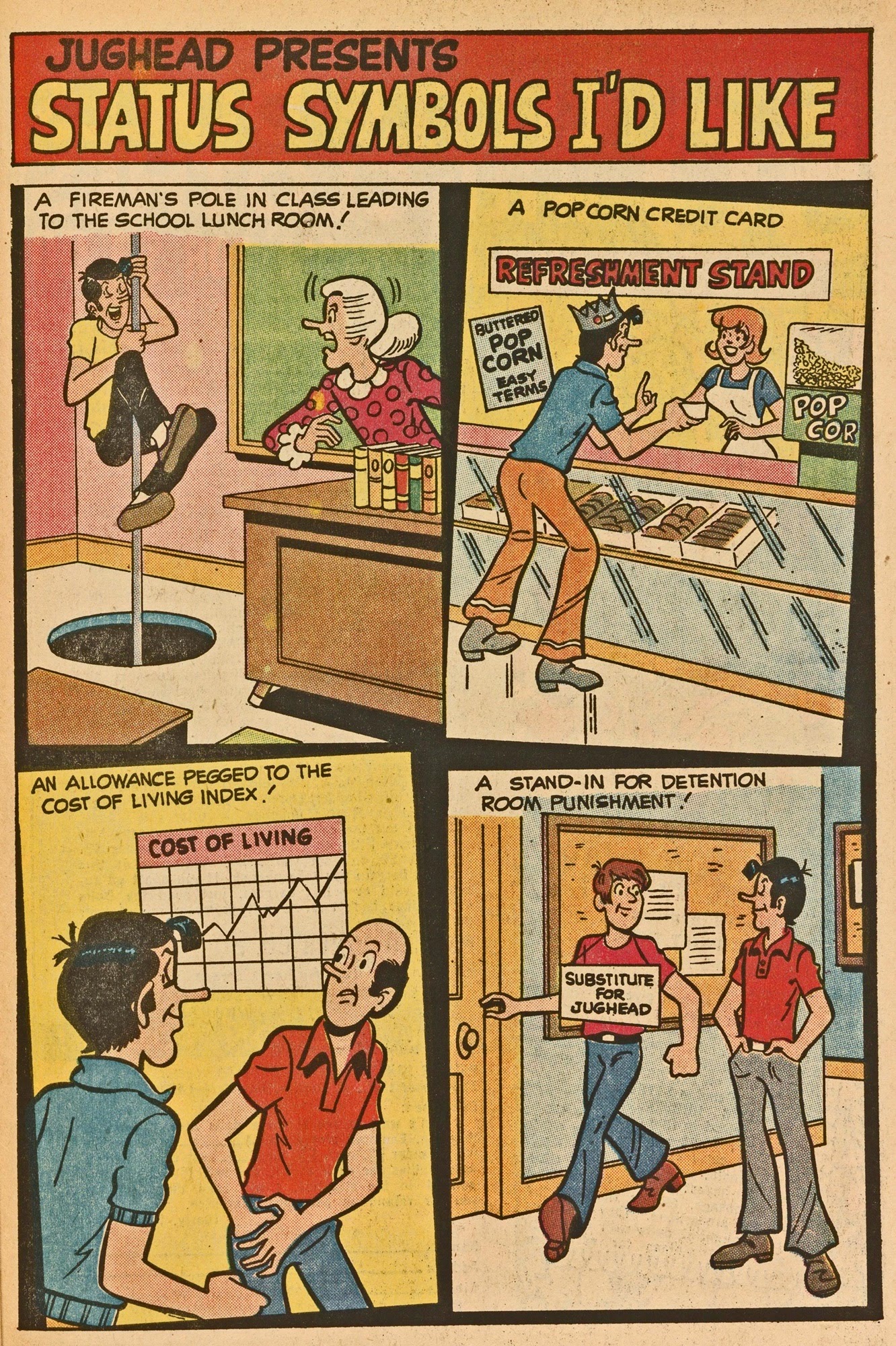 Read online Jughead's Jokes comic -  Issue #28 - 33