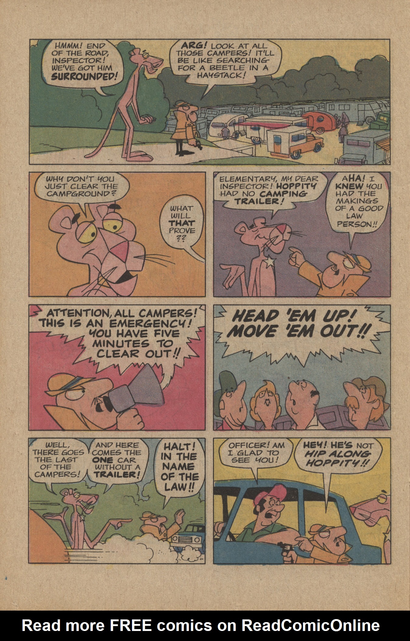 Read online The Pink Panther (1971) comic -  Issue #20 - 22