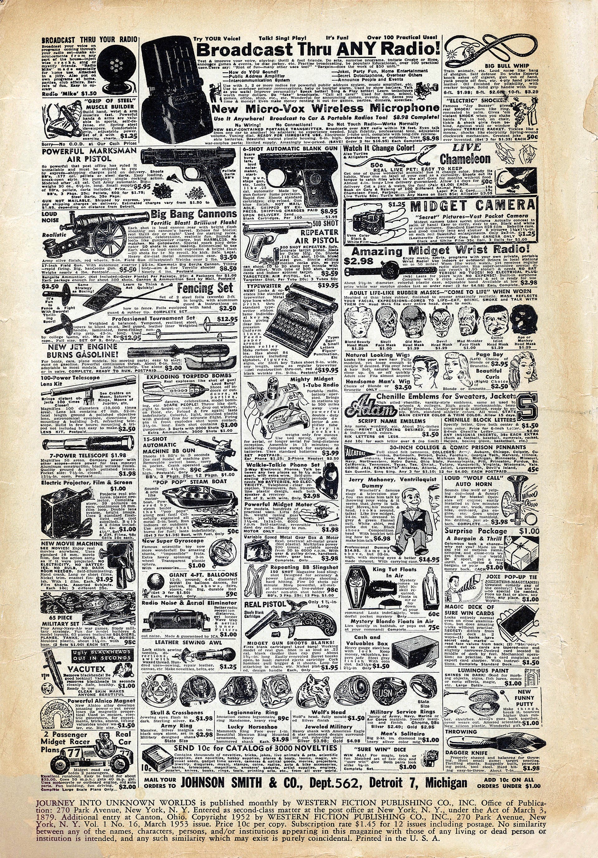 Read online Journey Into Unknown Worlds comic -  Issue #16 - 2