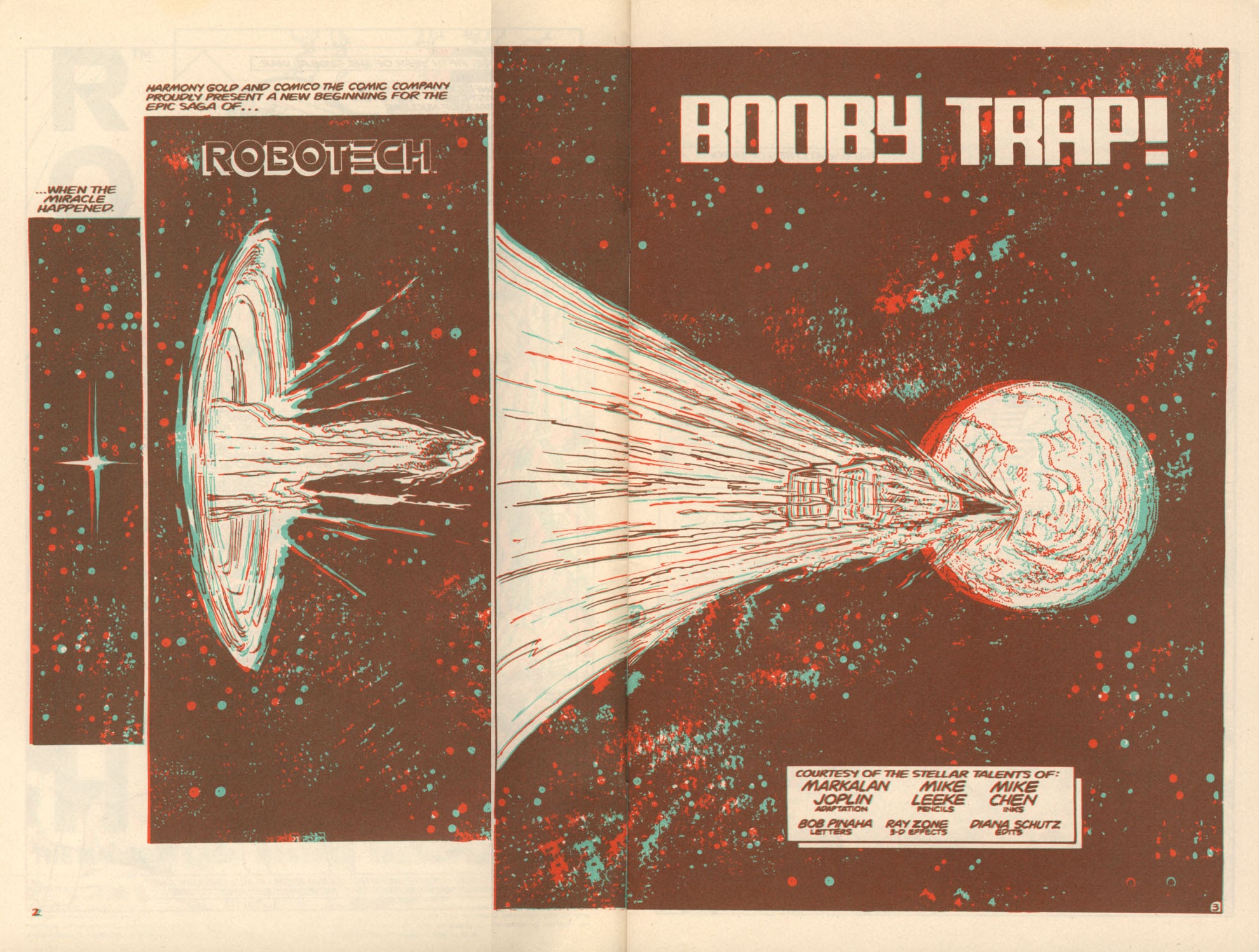 Read online Robotech in 3-D comic -  Issue # Full - 5