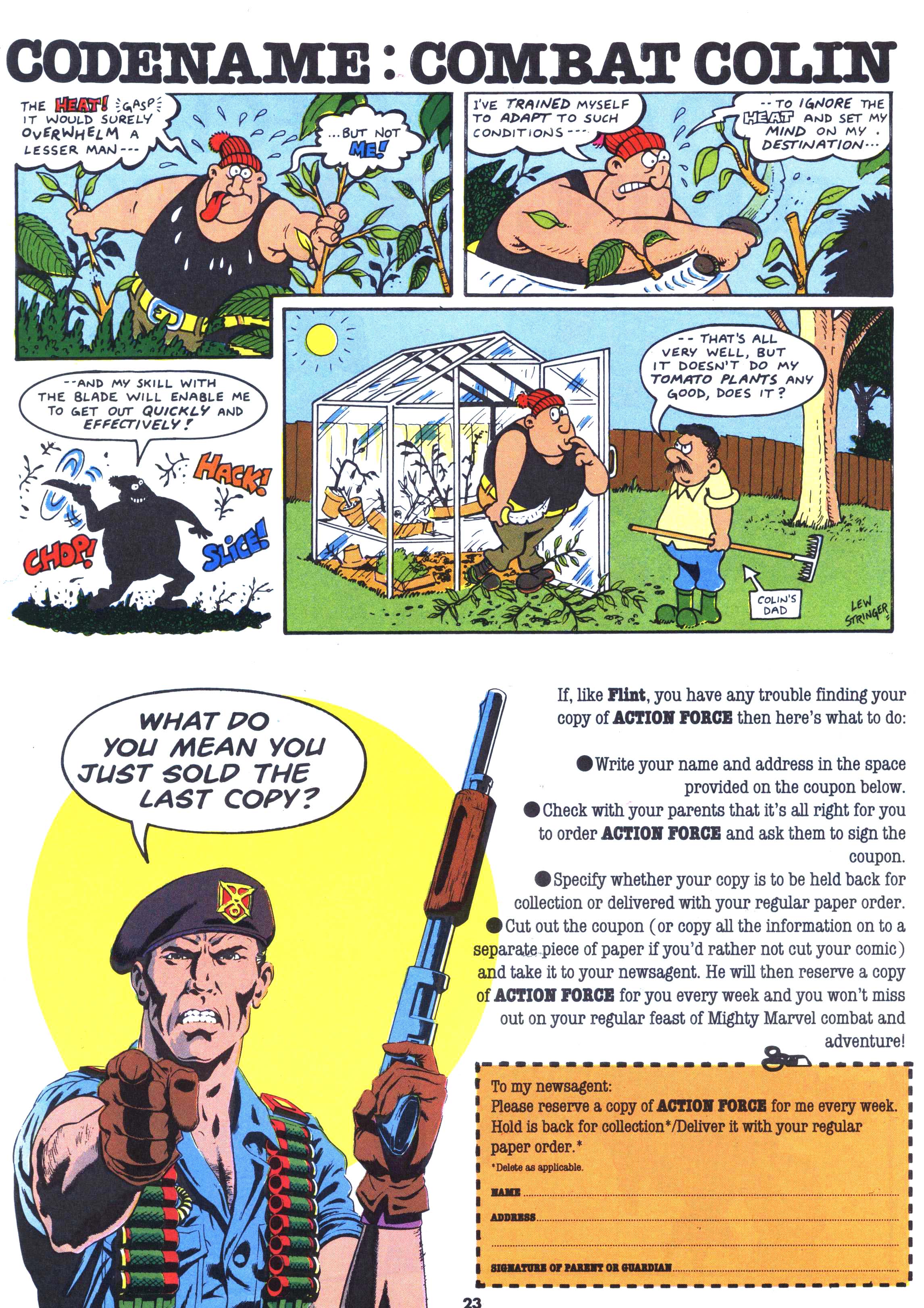 Read online Action Force comic -  Issue #9 - 22