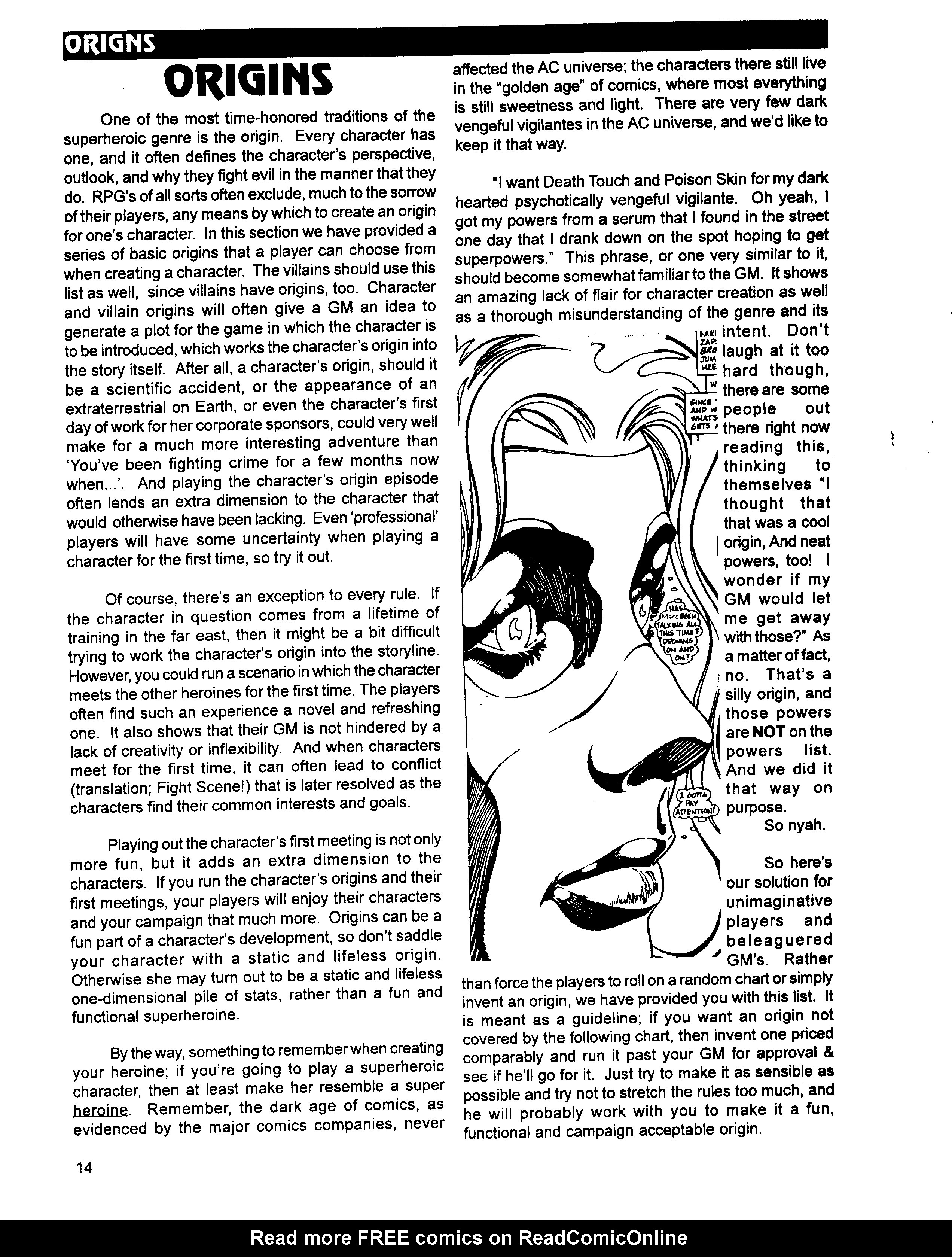 Read online Superbabes: The Femforce Role-Playing Game comic -  Issue # TPB - 16