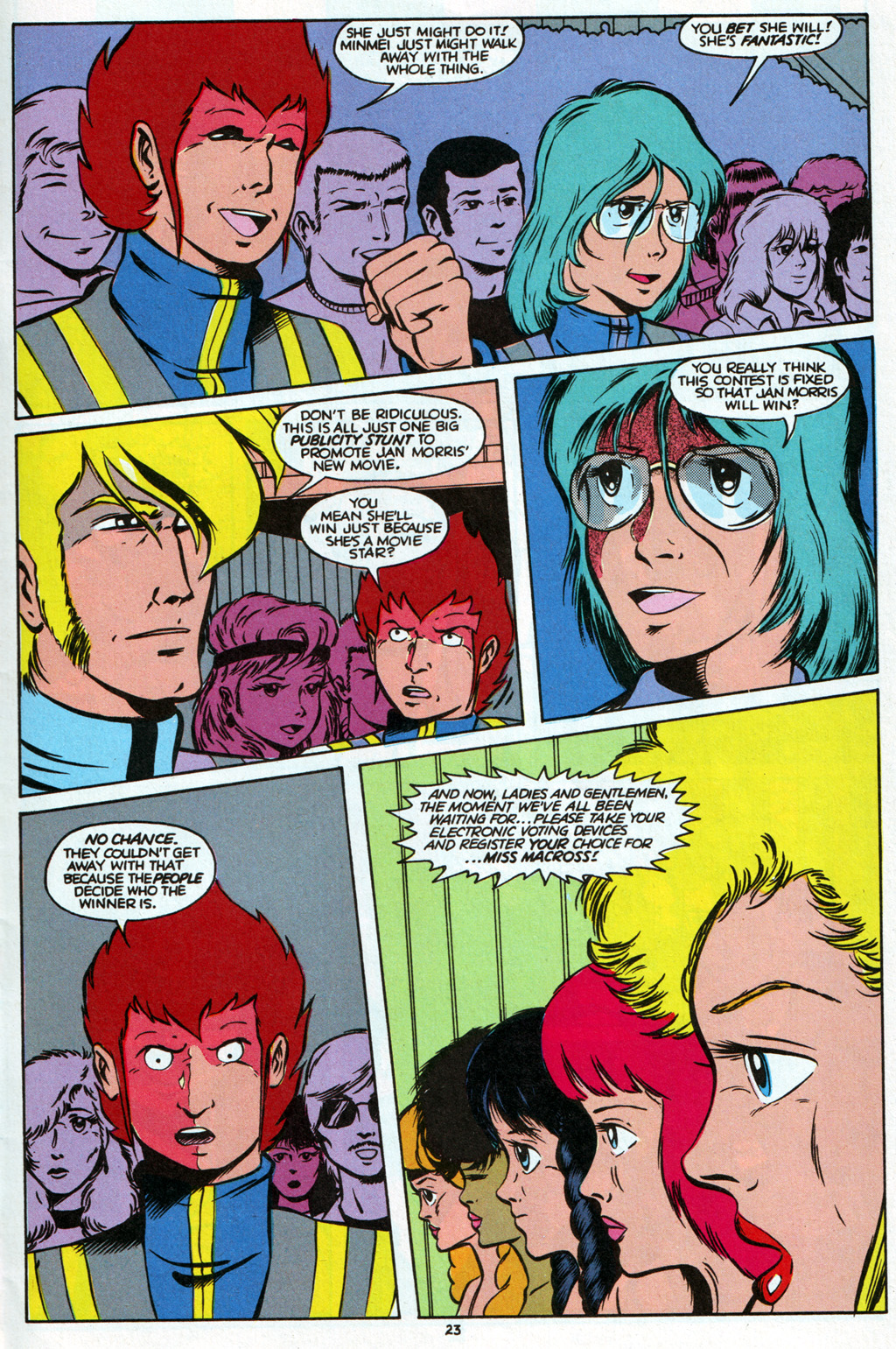 Read online Robotech The Macross Saga comic -  Issue #9 - 23