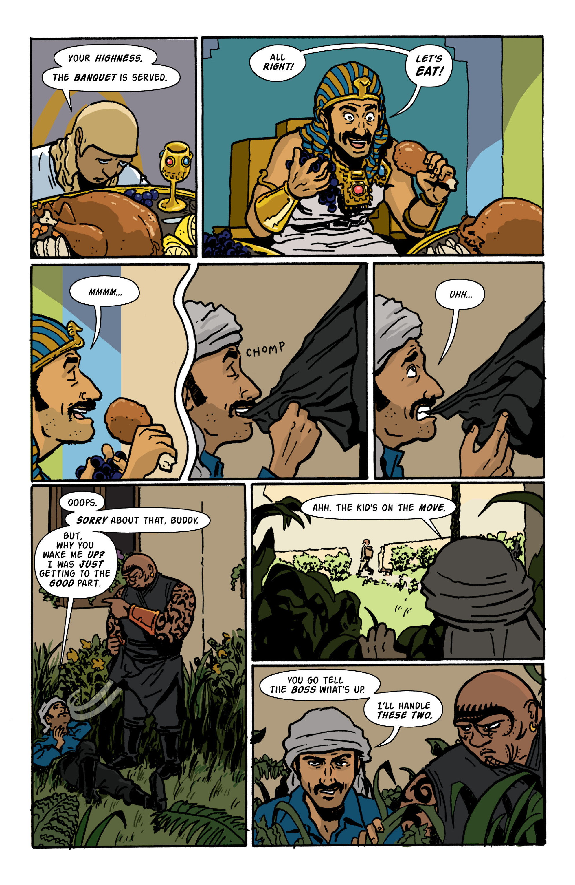 Read online Rocket Robinson and the Pharaoh's Fortune comic -  Issue # TPB (Part 2) - 18