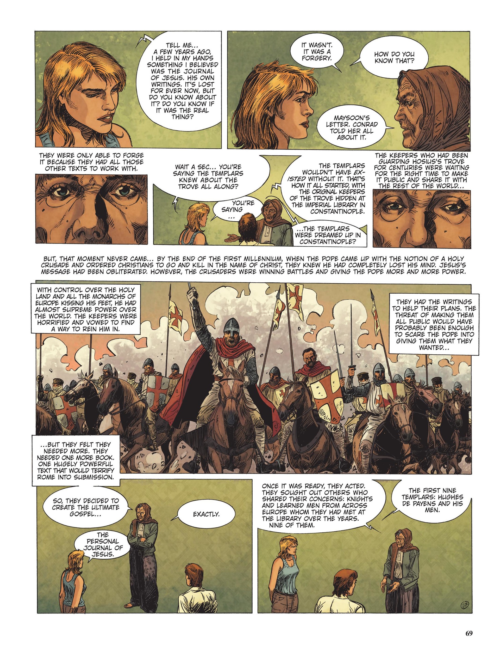 Read online The Last Templar comic -  Issue #6 - 70