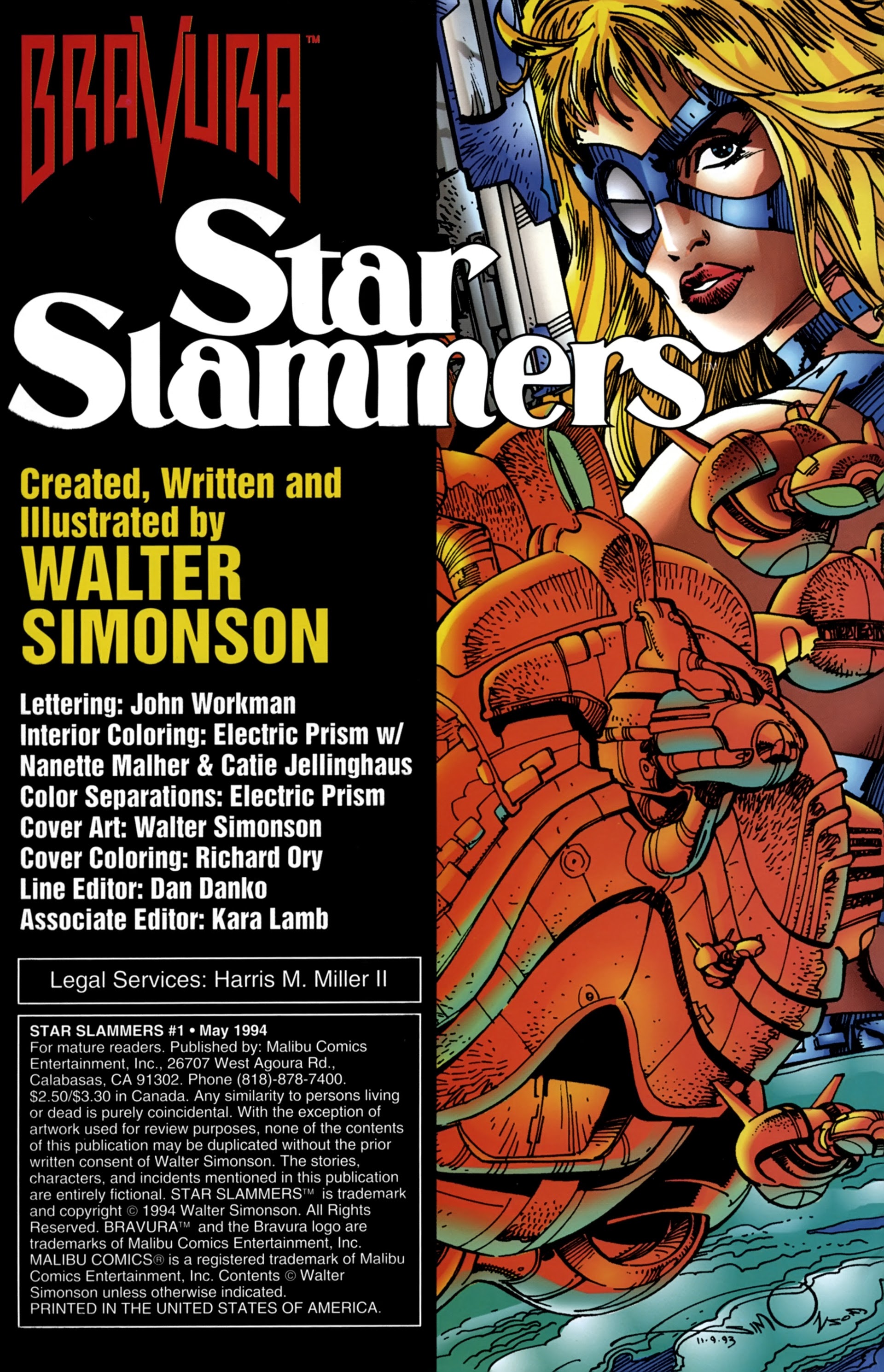 Read online Star Slammers comic -  Issue #1 - 2