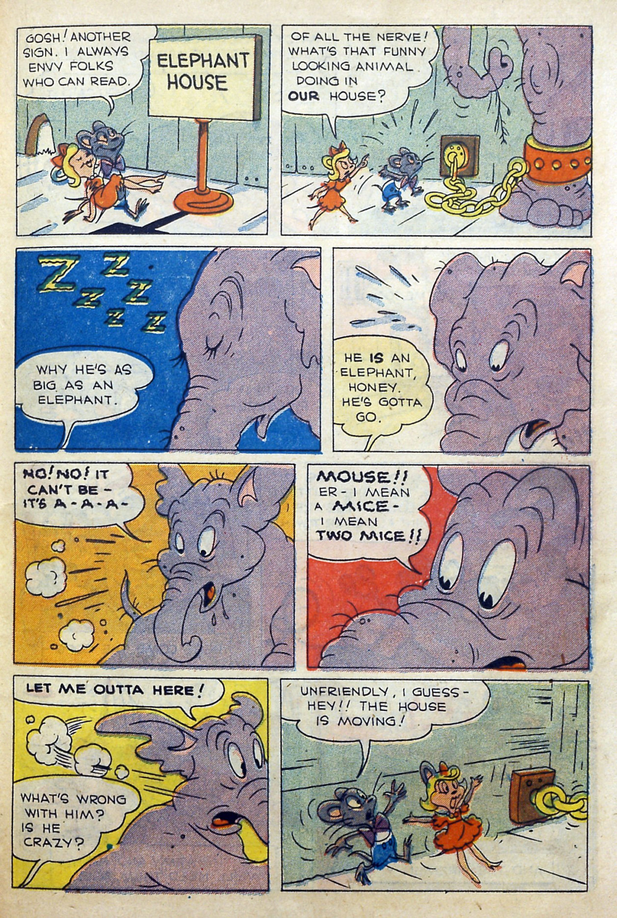 Read online Paul Terry's Mighty Mouse Comics comic -  Issue #42 - 52