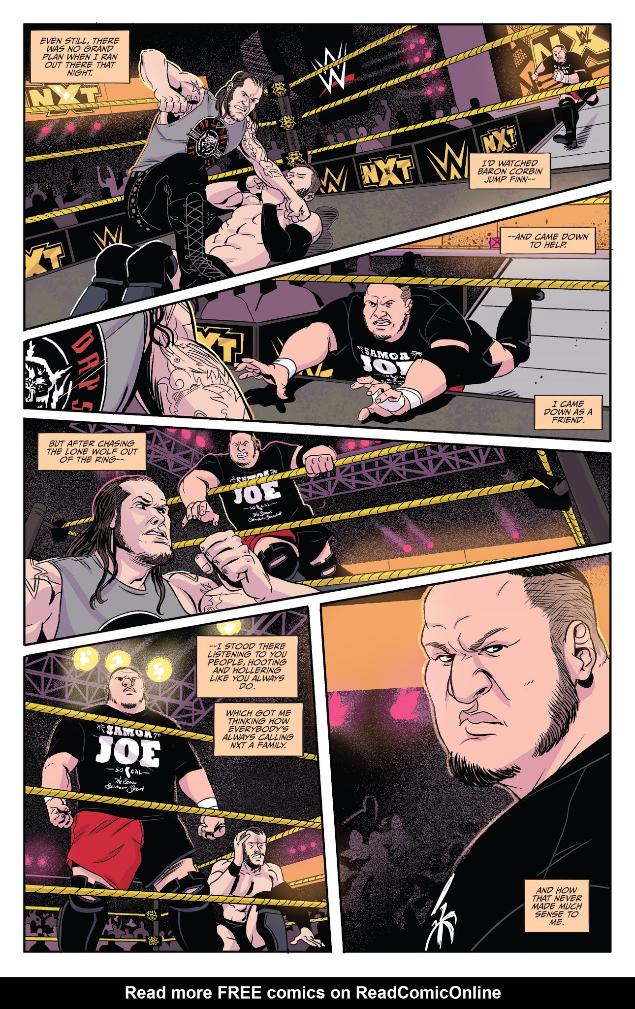 Read online WWE: NXT Takeover - Proving Ground comic -  Issue # Full - 22