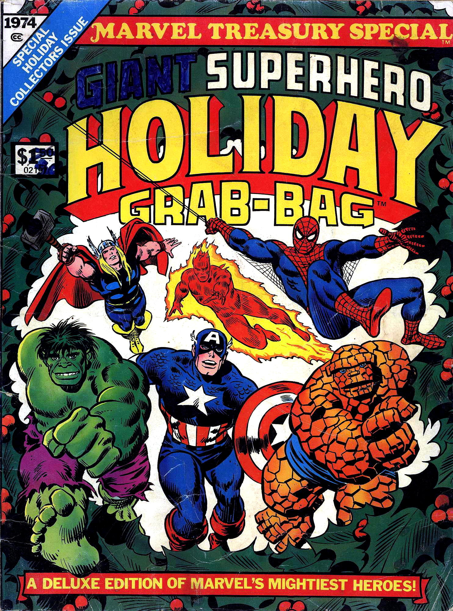 Read online Marvel Treasury Special, Giant Superhero Holiday Grab-Bag comic -  Issue # TPB - 1